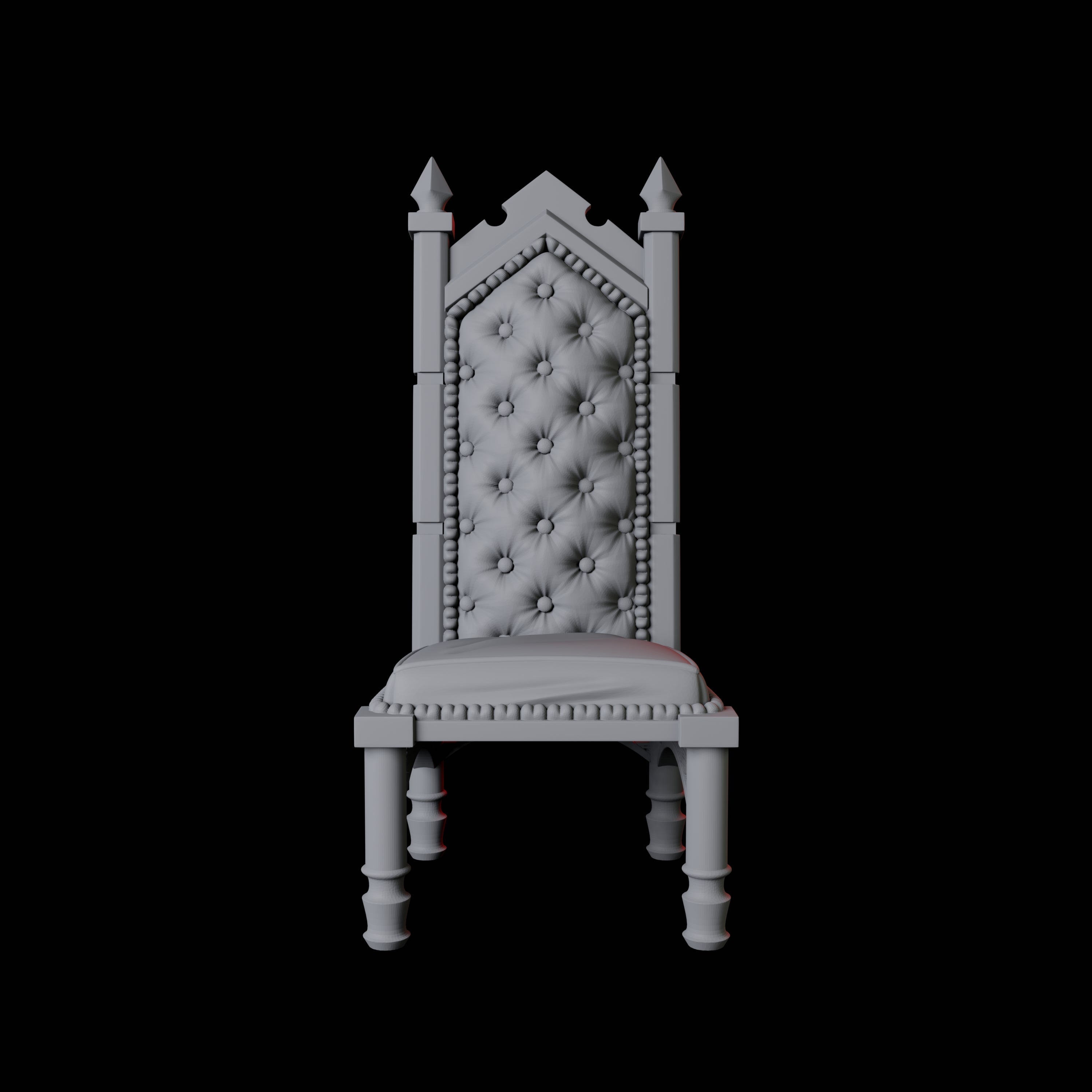 Chair Miniature for Dungeons and Dragons, Pathfinder or other TTRPGs