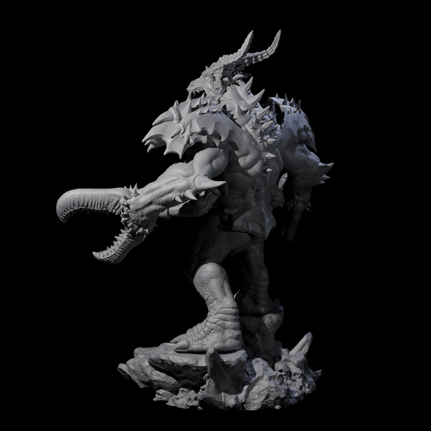 Challenging Glabrezu Miniature for Dungeons and Dragons, Pathfinder or other TTRPGs