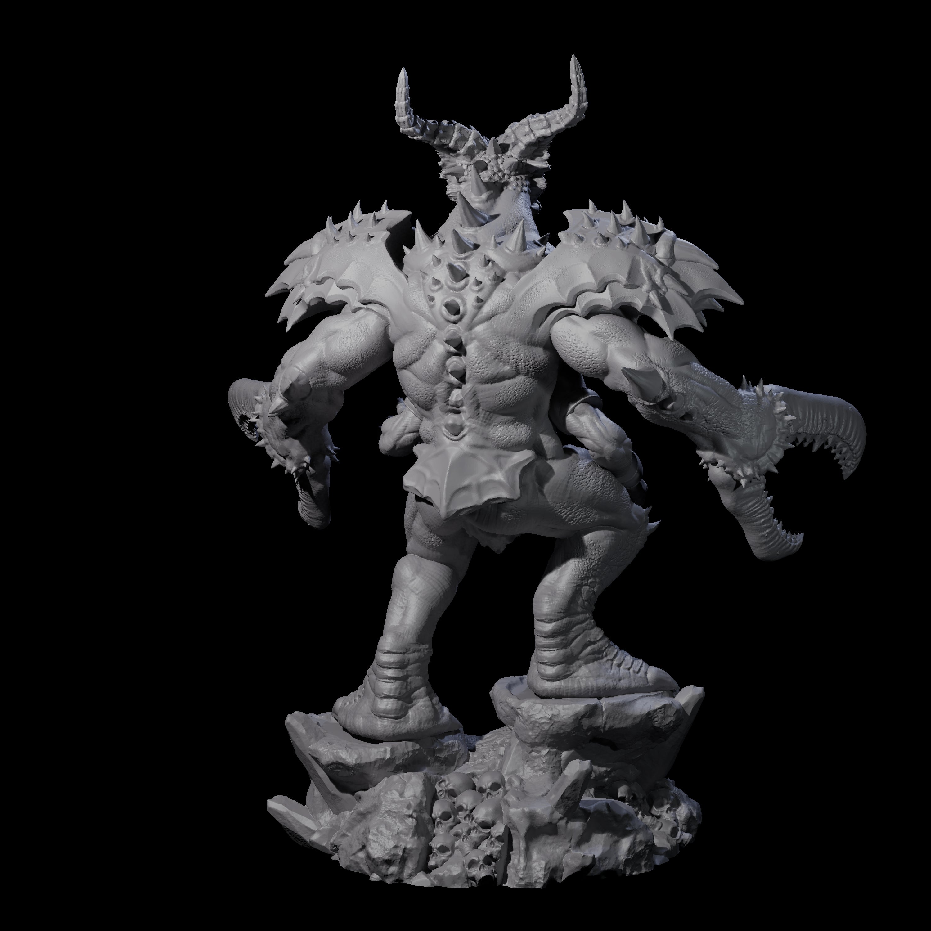 Challenging Glabrezu Miniature for Dungeons and Dragons, Pathfinder or other TTRPGs
