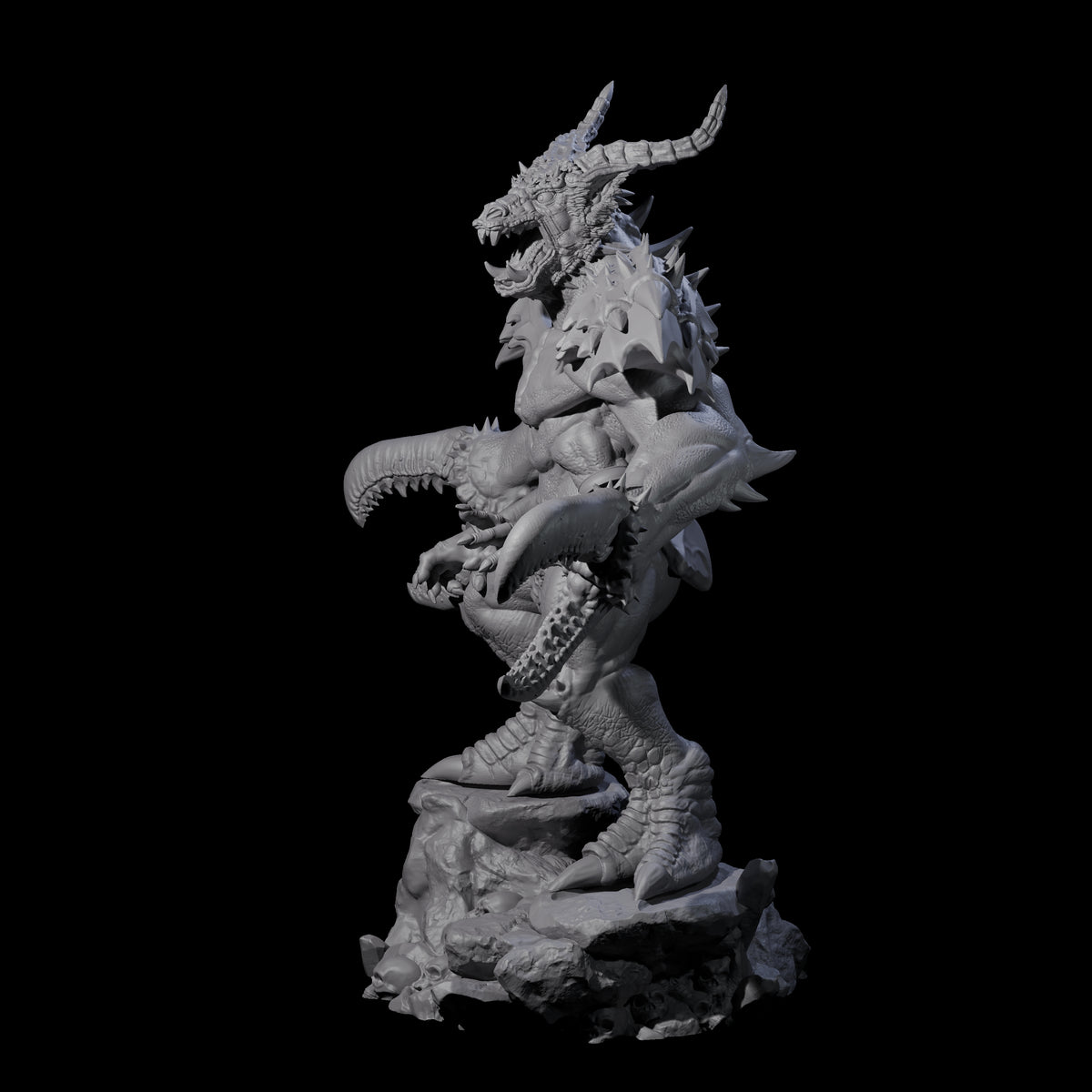 Challenging Glabrezu Miniature for Dungeons and Dragons, Pathfinder or other TTRPGs