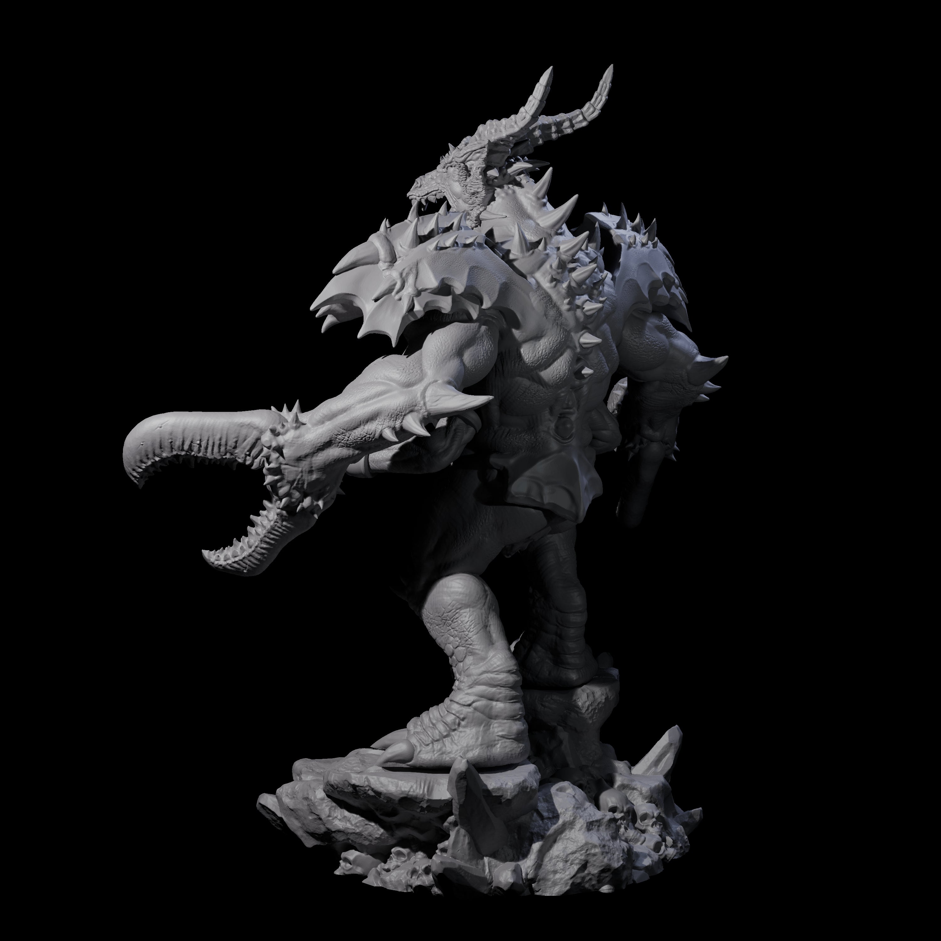 Challenging Glabrezu Miniature for Dungeons and Dragons, Pathfinder or other TTRPGs