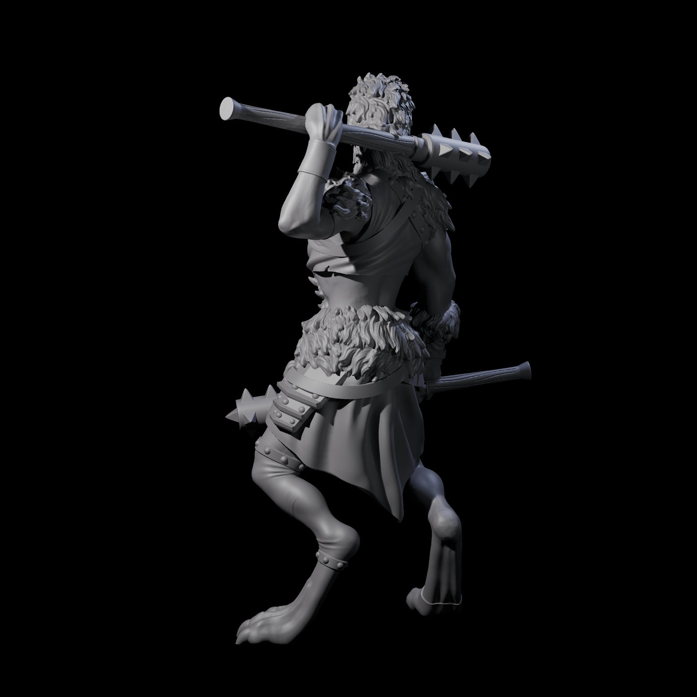 Challenging Kenku Barbarian Miniature for Dungeons and Dragons, Pathfinder or other TTRPGs