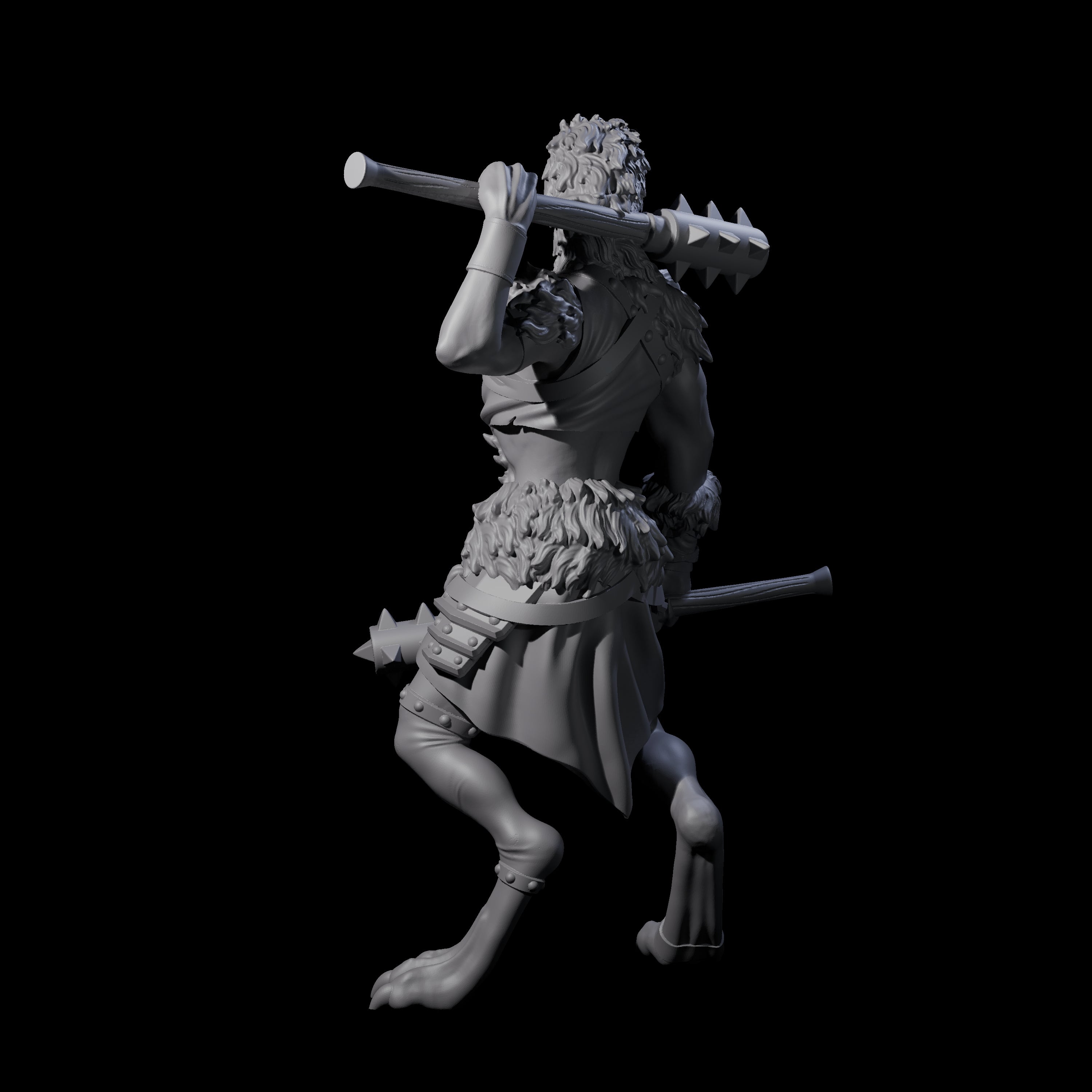 Challenging Kenku Barbarian Miniature for Dungeons and Dragons, Pathfinder or other TTRPGs