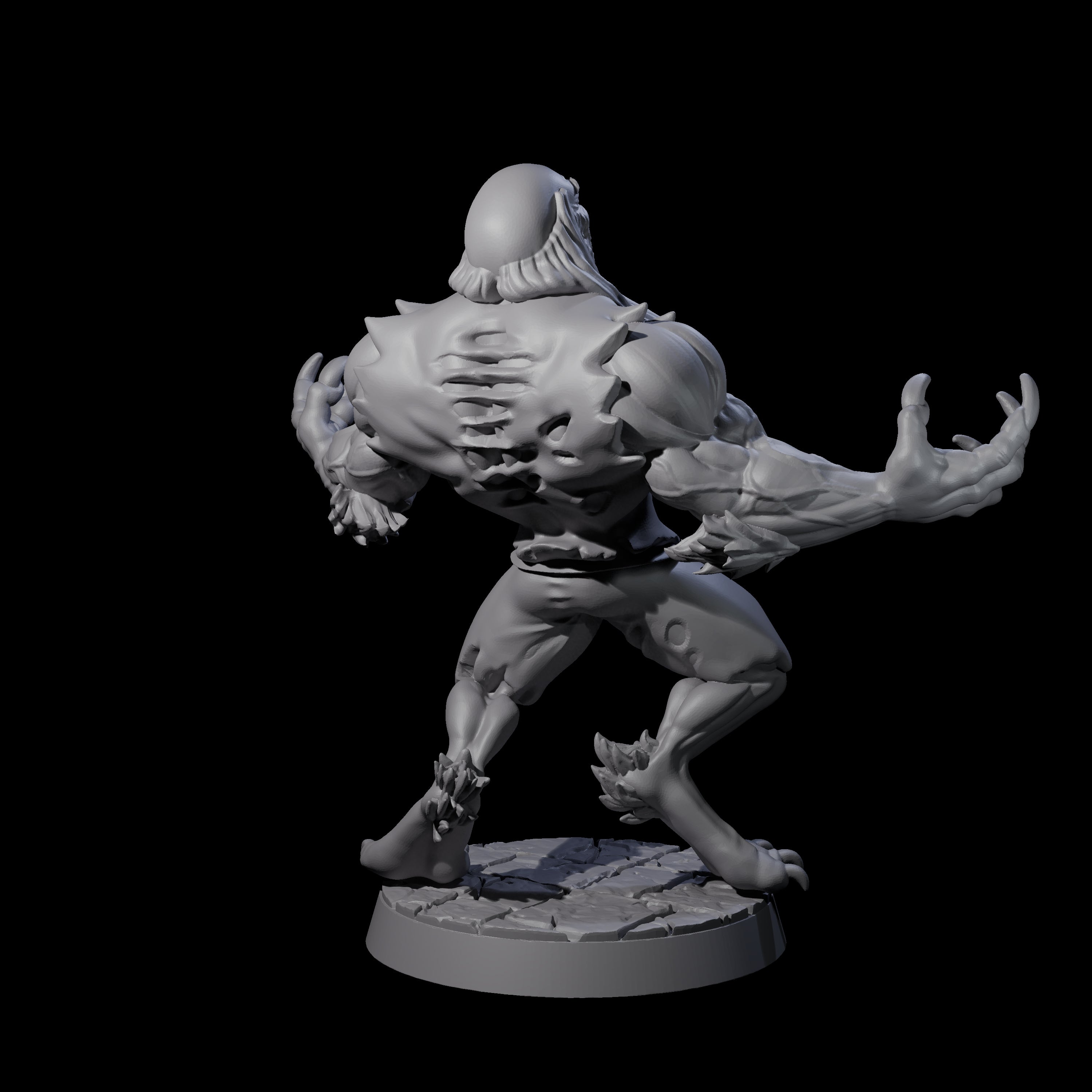 Changing Werewolf Miniature for Dungeons and Dragons, Pathfinder or other TTRPGs