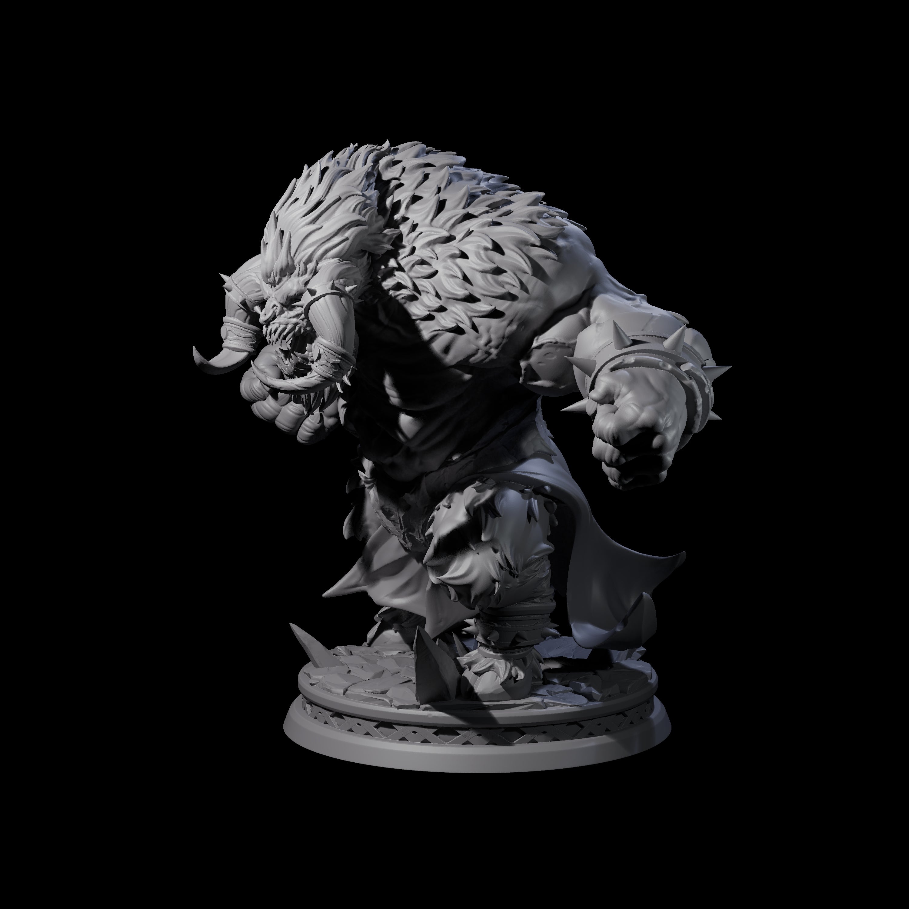 Charging Balor-Kin Miniature for Dungeons and Dragons, Pathfinder or other TTRPGs