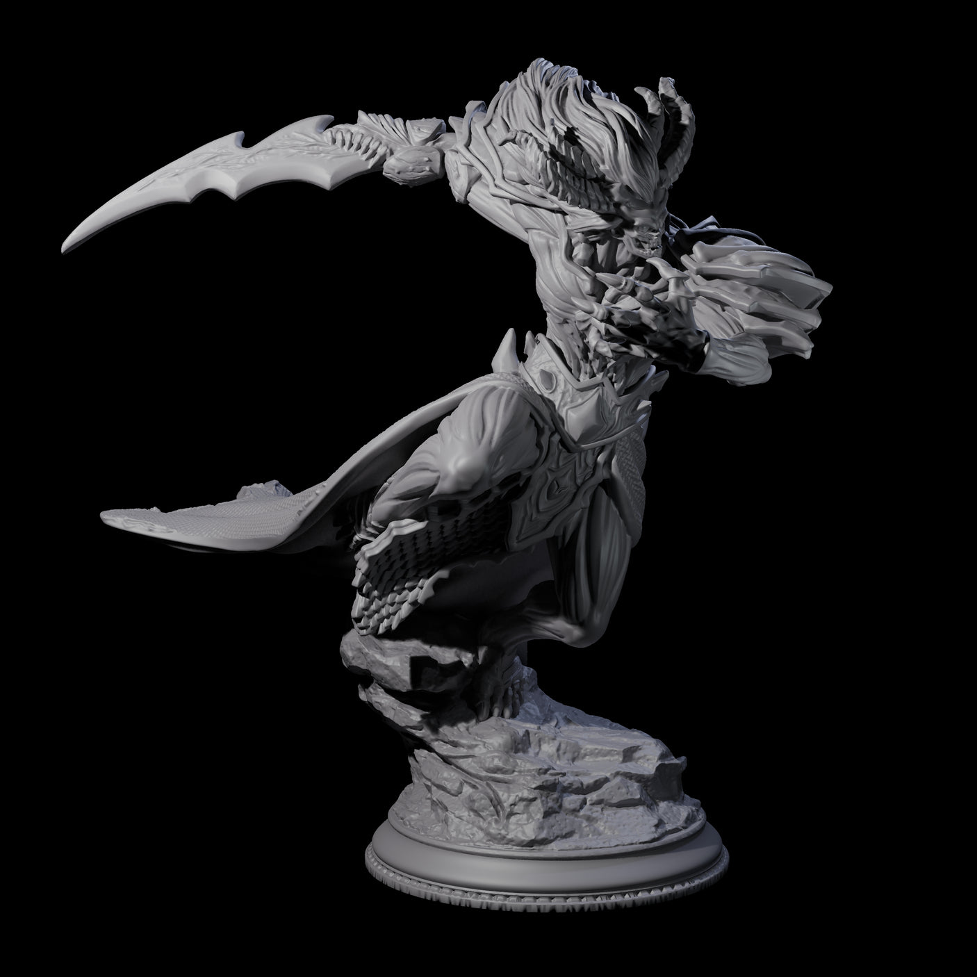 Charging Seraptis Miniature for Dungeons and Dragons, Pathfinder or other TTRPGs