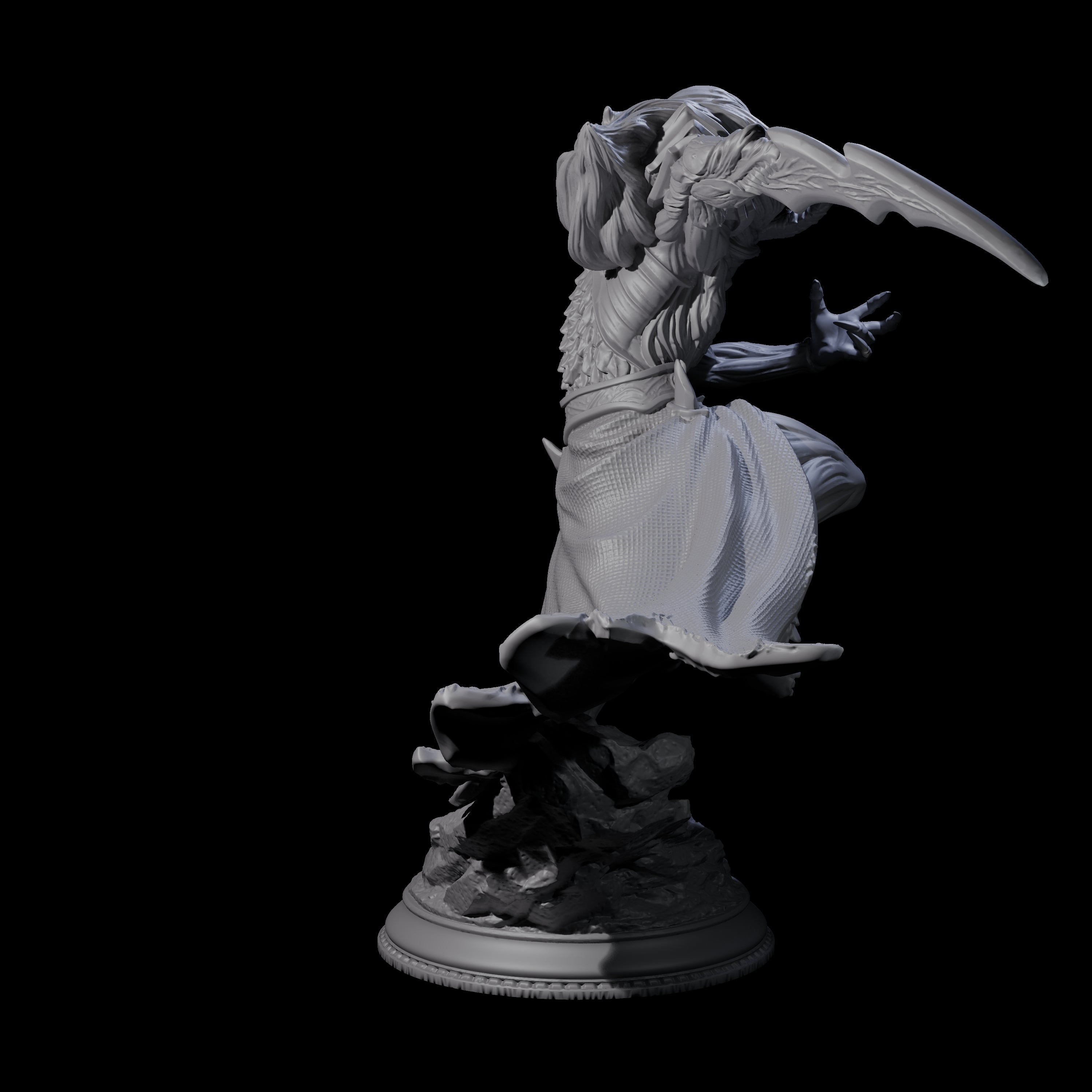 Charging Seraptis Miniature for Dungeons and Dragons, Pathfinder or other TTRPGs