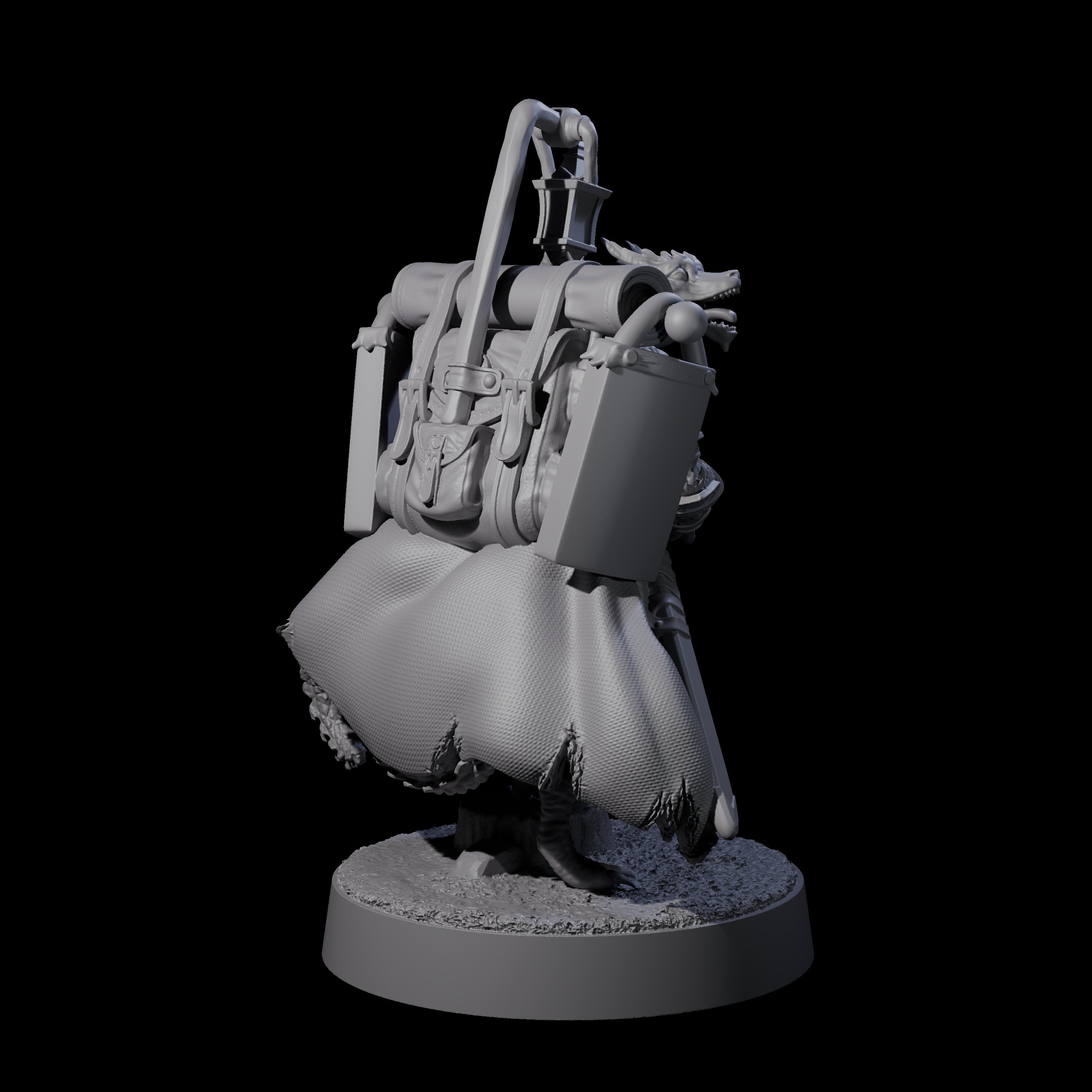 Charismatic Kobold Trader Miniature for Dungeons and Dragons, Pathfinder or other TTRPGs