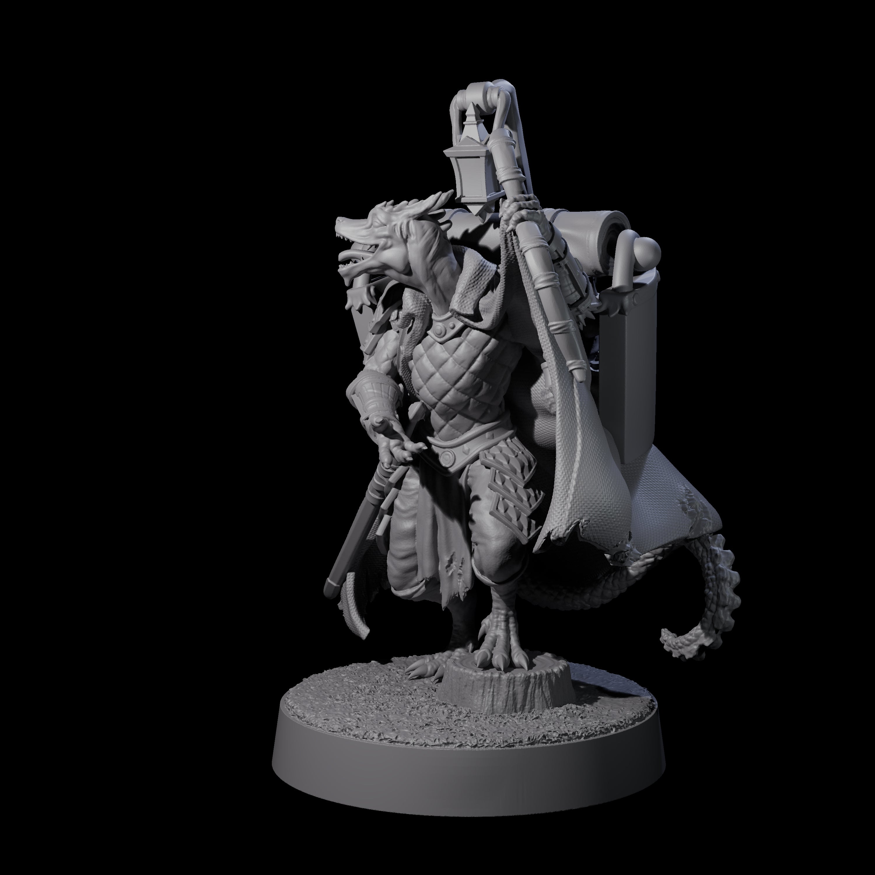 Charismatic Kobold Trader Miniature for Dungeons and Dragons, Pathfinder or other TTRPGs