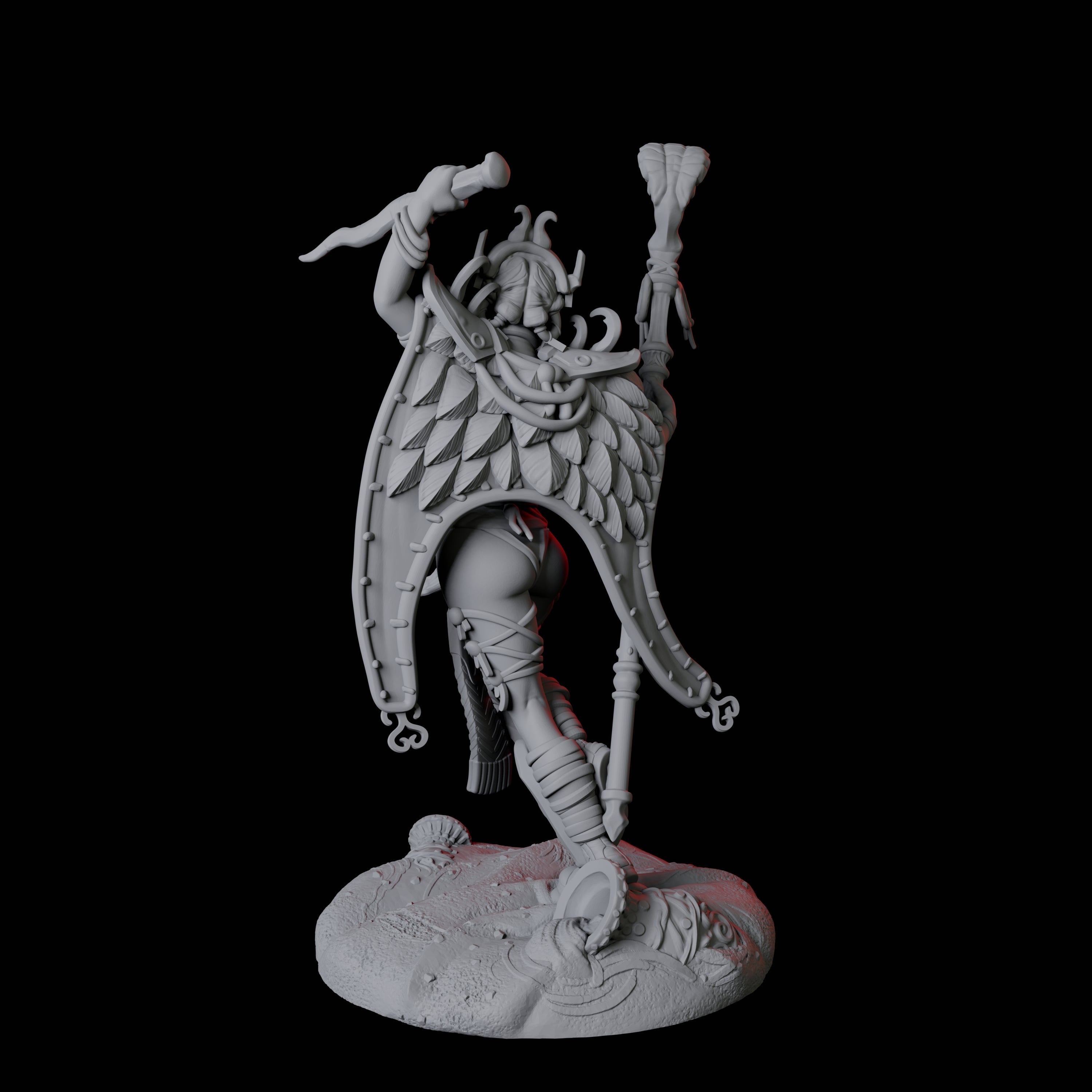 Charming Snake Sorceress Miniature for Dungeons and Dragons, Pathfinder or other TTRPGs