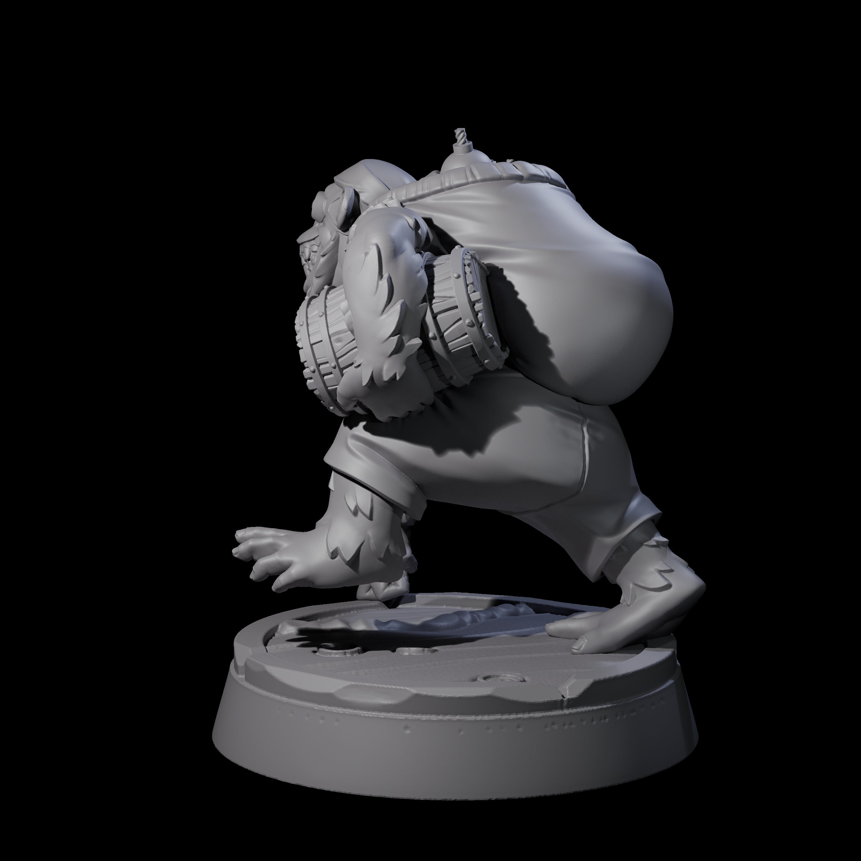 Cheeky Ape Powder Monkey Miniature for Dungeons and Dragons, Pathfinder or other TTRPGs