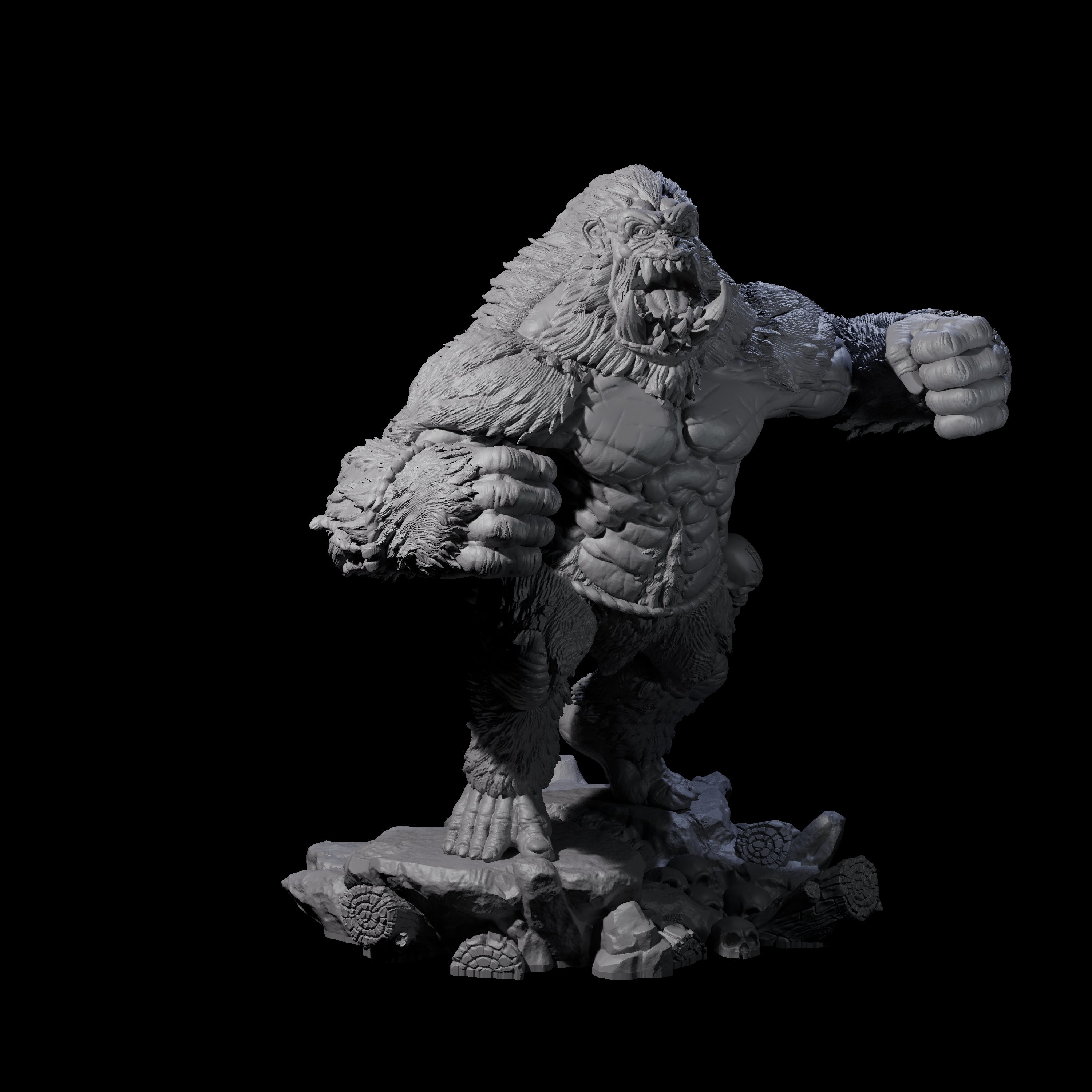 Chest Thumping Barlgura A Miniature for Dungeons and Dragons, Pathfinder or other TTRPGs