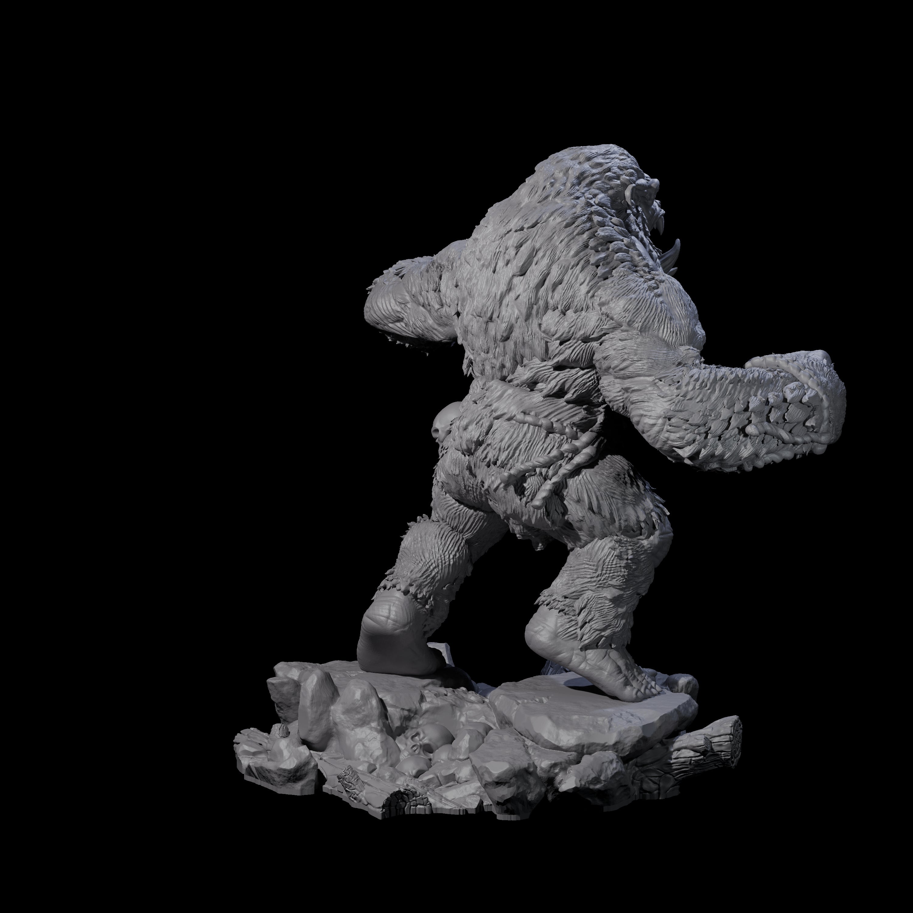 Chest Thumping Barlgura A Miniature for Dungeons and Dragons, Pathfinder or other TTRPGs