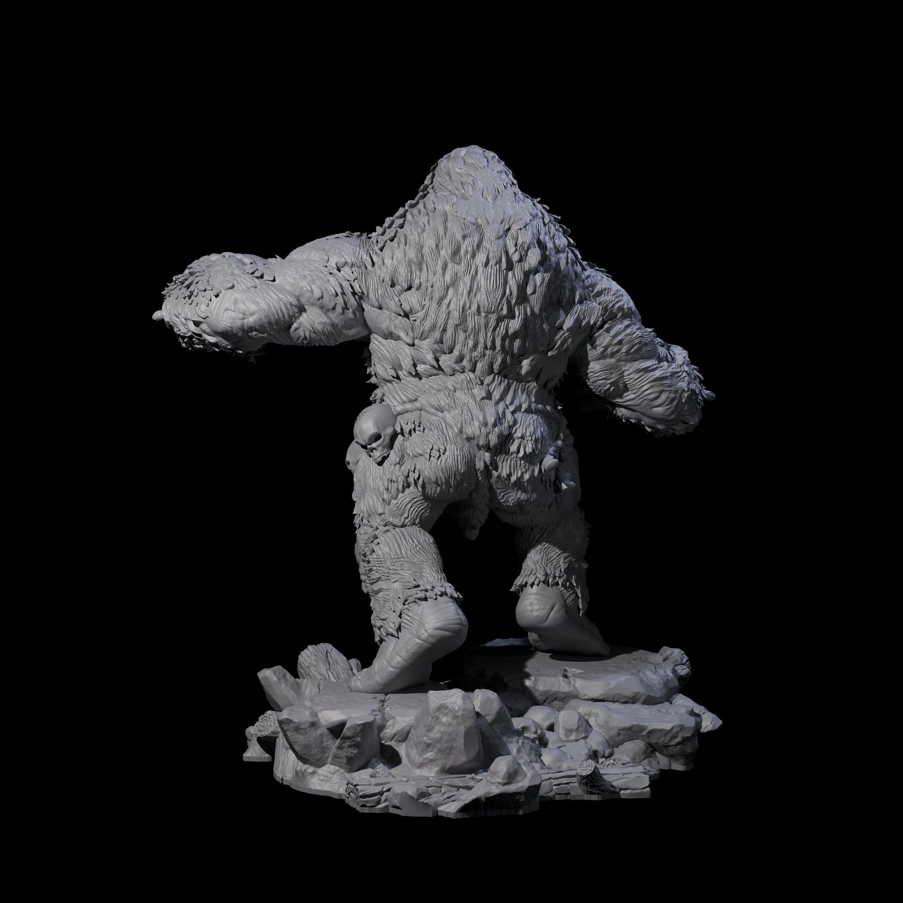 Chest Thumping Barlgura A Miniature for Dungeons and Dragons, Pathfinder or other TTRPGs