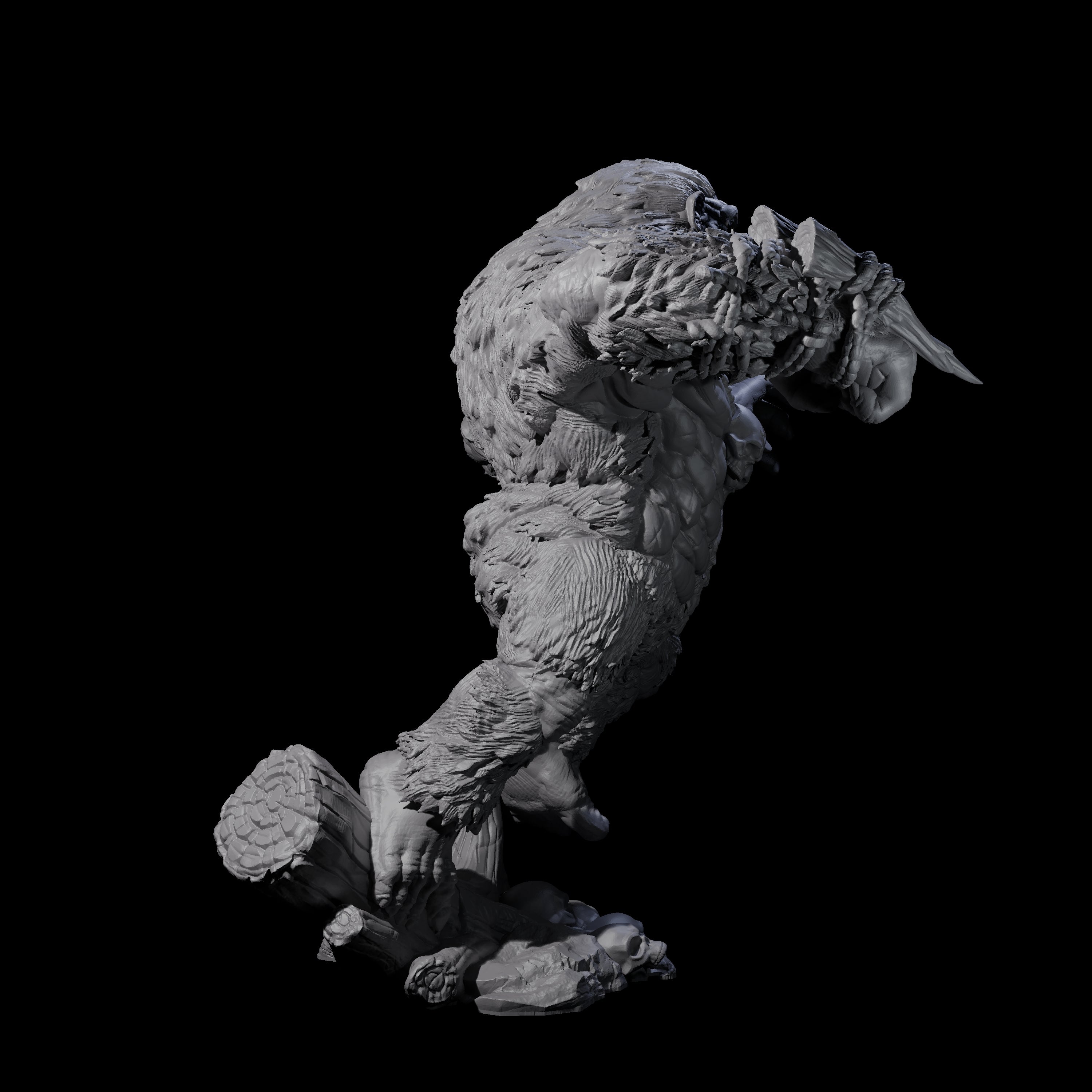 Chest Thumping Barlgura B Miniature for Dungeons and Dragons, Pathfinder or other TTRPGs