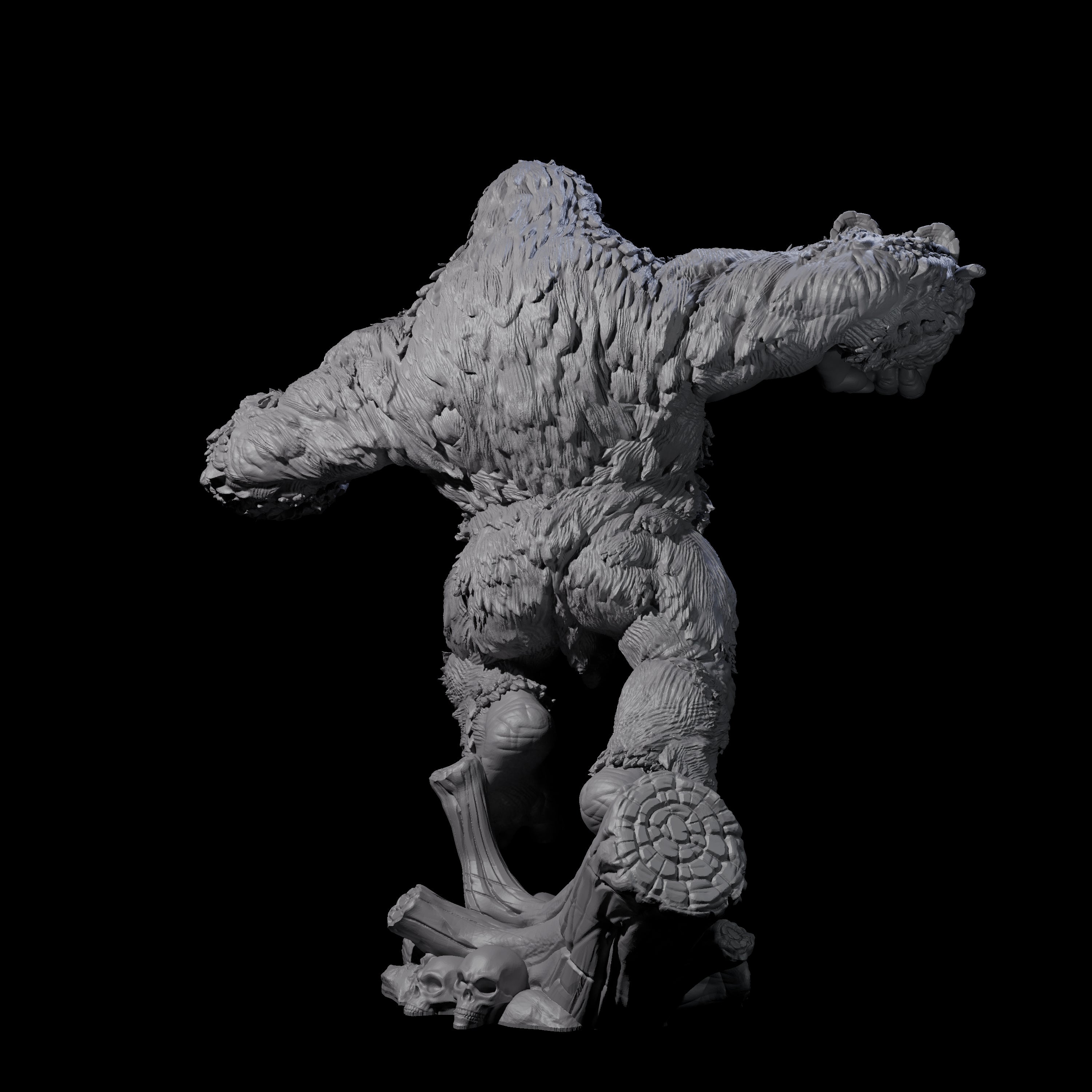 Chest Thumping Barlgura B Miniature for Dungeons and Dragons, Pathfinder or other TTRPGs