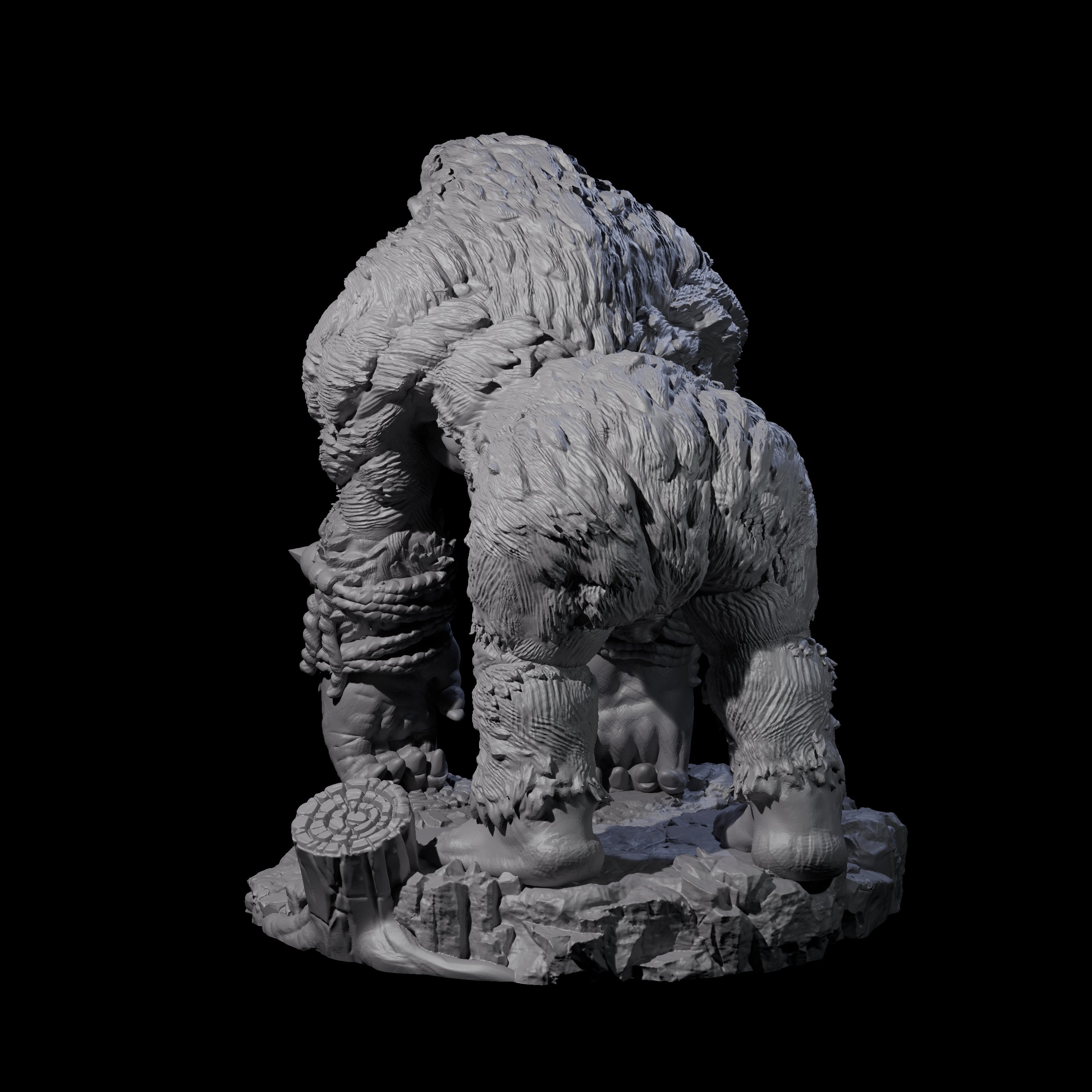 Chest Thumping Barlgura C Miniature for Dungeons and Dragons, Pathfinder or other TTRPGs