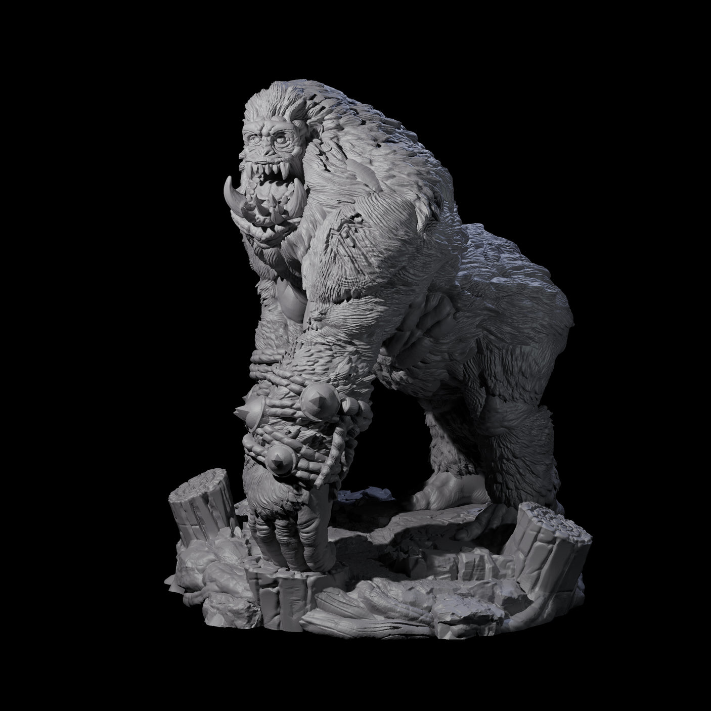 Chest Thumping Barlgura C Miniature for Dungeons and Dragons, Pathfinder or other TTRPGs