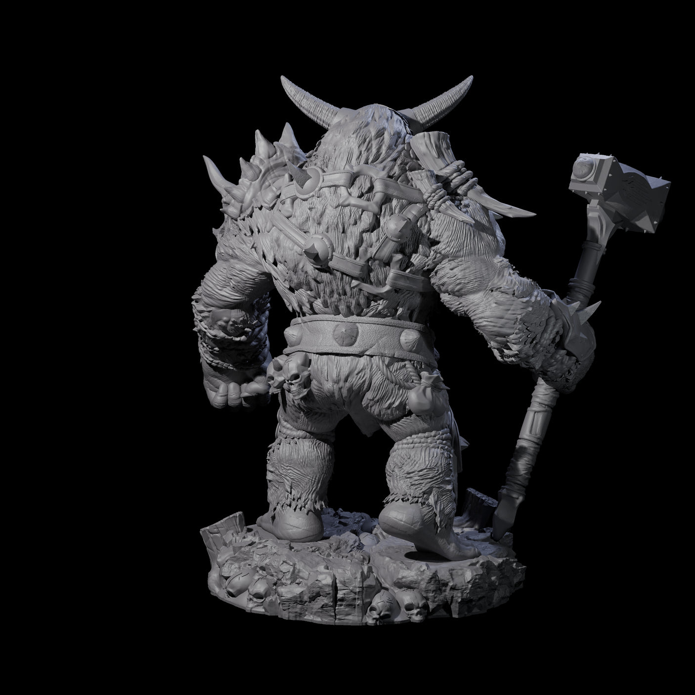 Chest Thumping Barlgura D Miniature for Dungeons and Dragons, Pathfinder or other TTRPGs