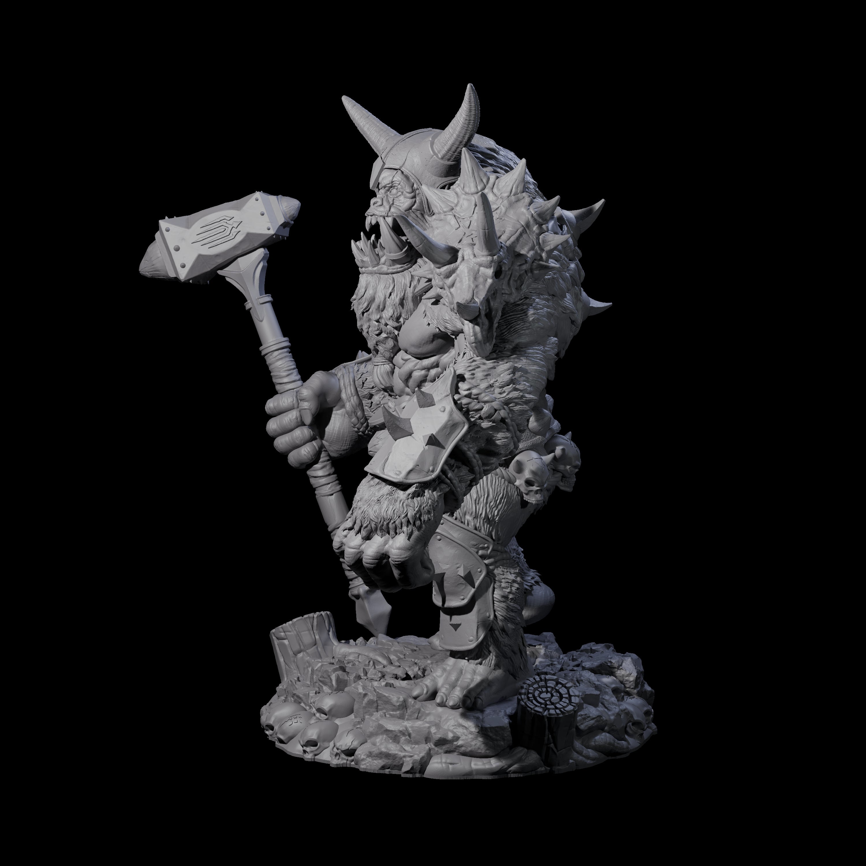 Chest Thumping Barlgura D Miniature for Dungeons and Dragons, Pathfinder or other TTRPGs