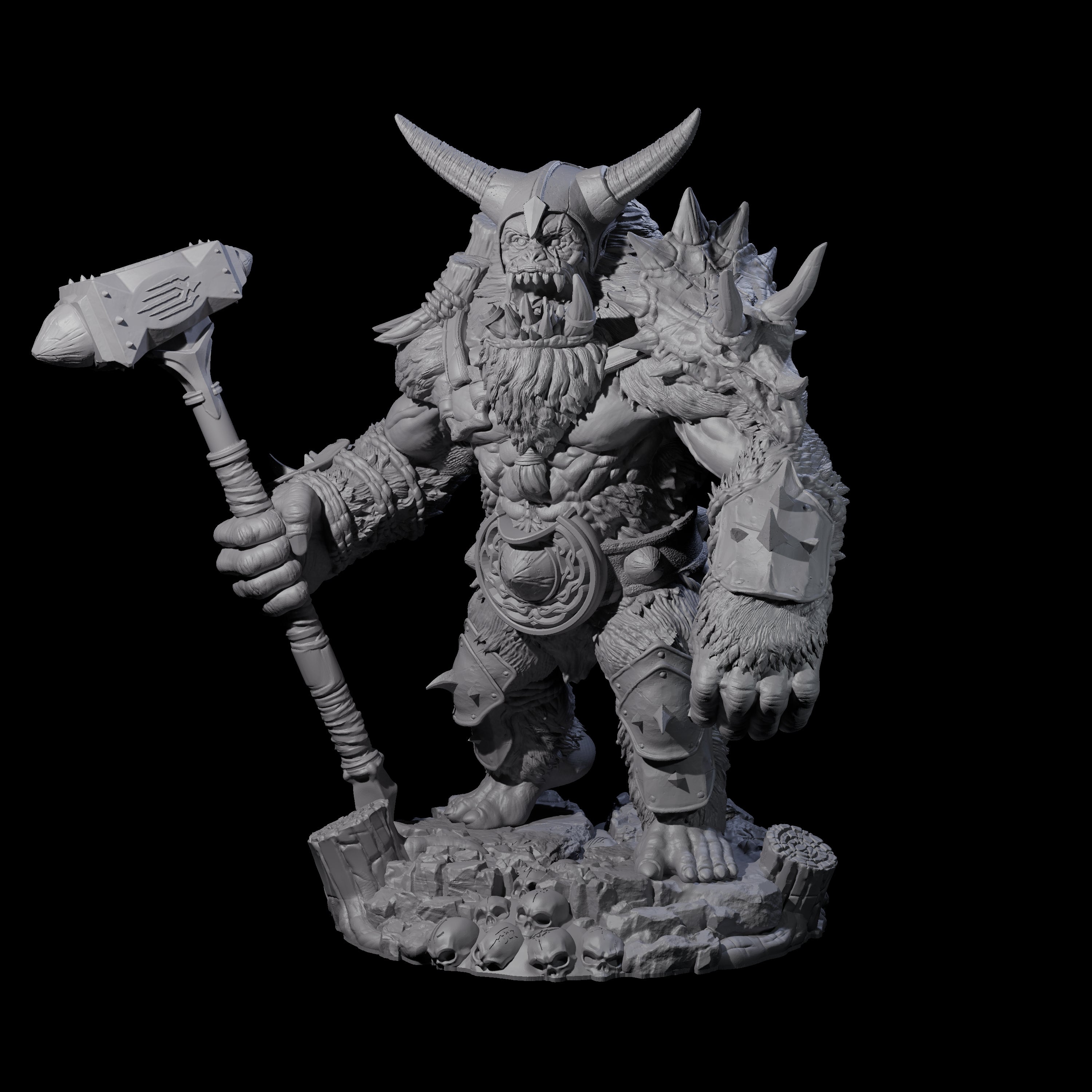 Chest Thumping Barlgura D Miniature for Dungeons and Dragons, Pathfinder or other TTRPGs