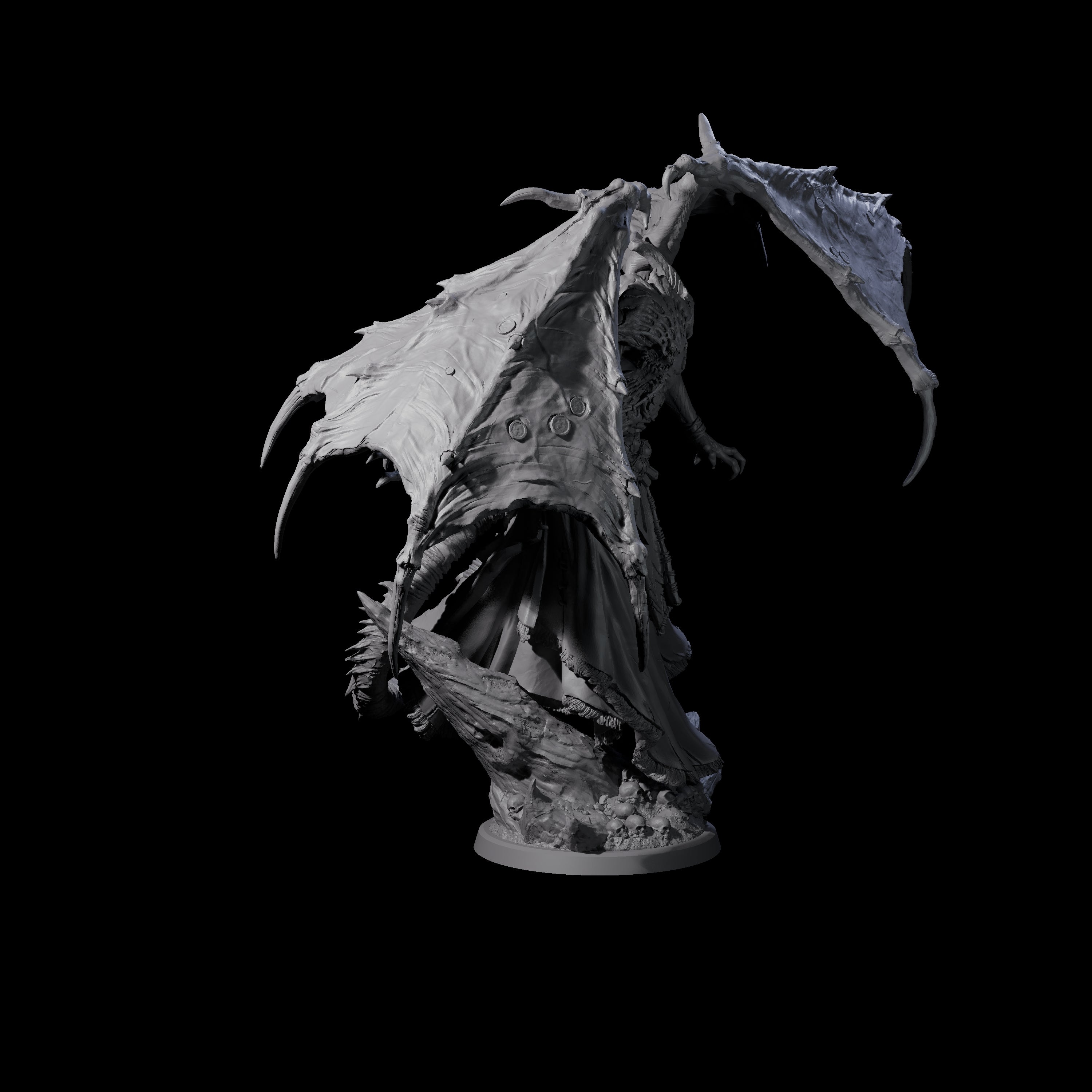 Chilling Nascent Demon Lord Miniature for Dungeons and Dragons, Pathfinder or other TTRPGs
