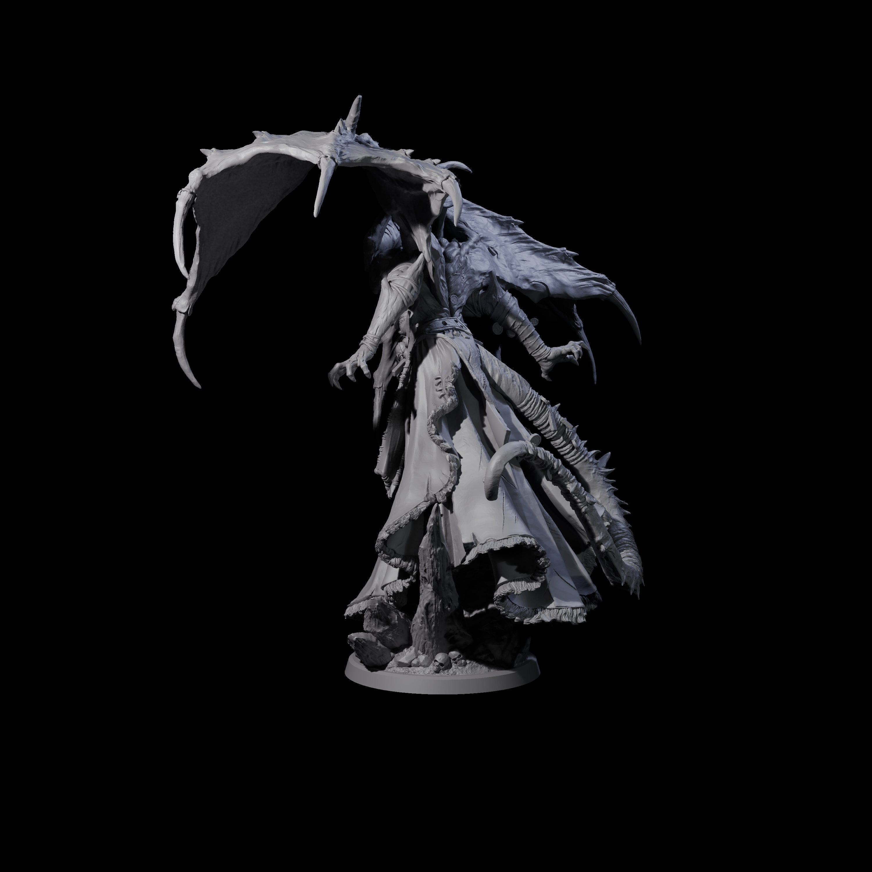 Chilling Nascent Demon Lord Miniature for Dungeons and Dragons, Pathfinder or other TTRPGs
