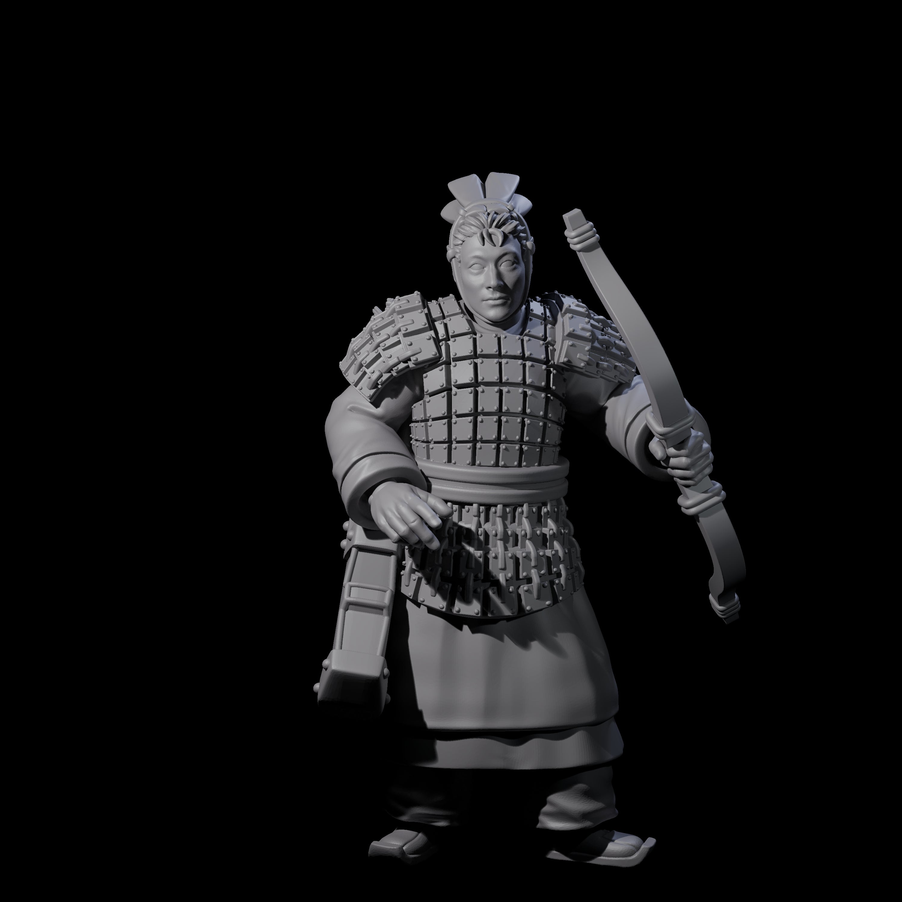 Chinese Dead Eye Terracotta Archers Miniature for Dungeons and Dragons, Pathfinder or other TTRPGs