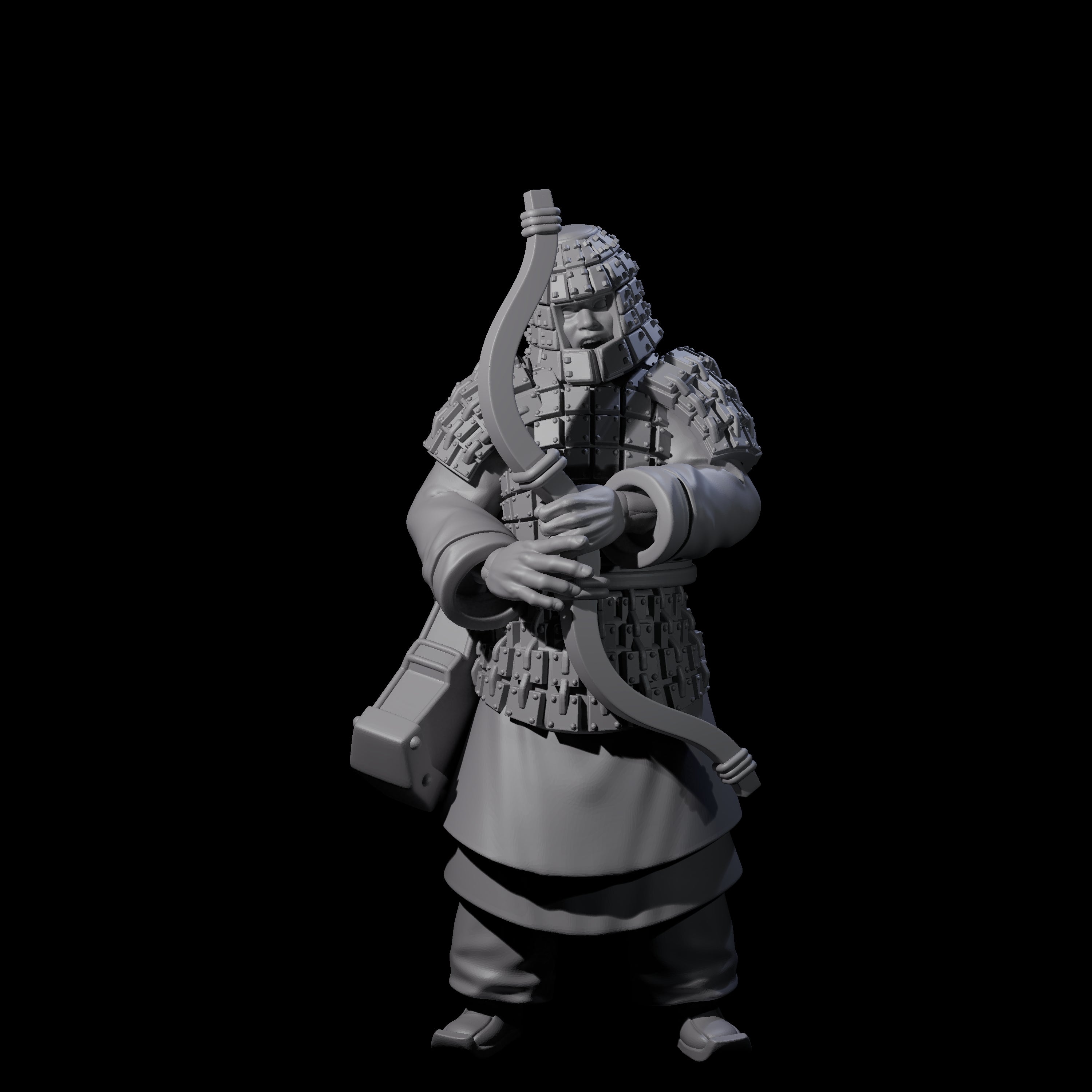 Chinese Dead Eye Terracotta Archers Miniature for Dungeons and Dragons, Pathfinder or other TTRPGs