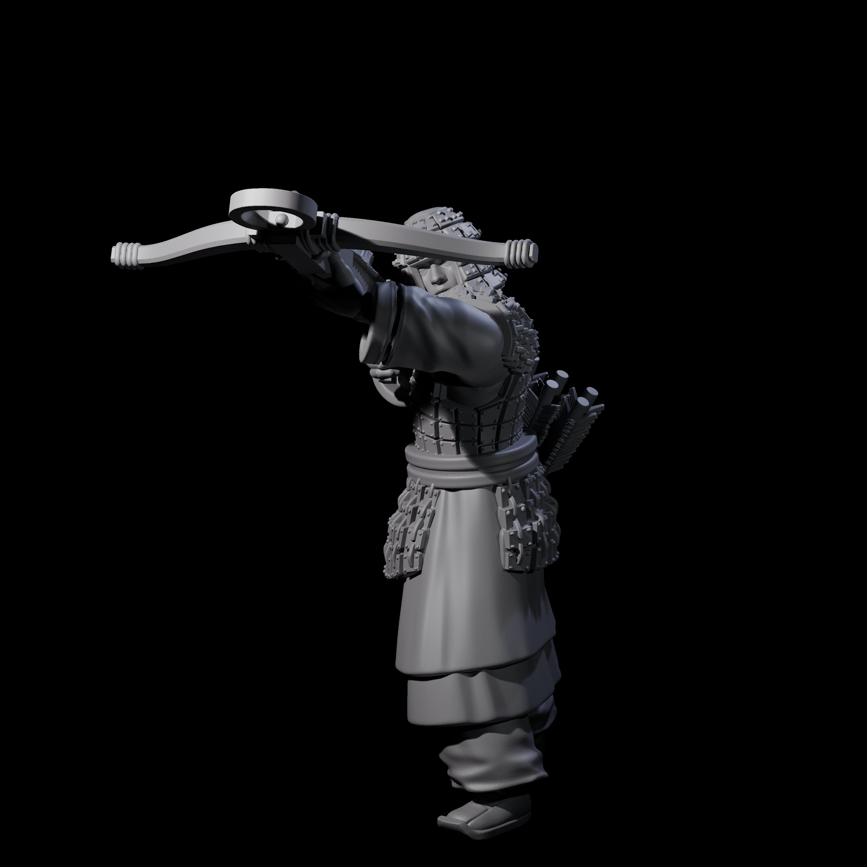 Chinese Terracotta Crossbowman A Miniature for Dungeons and Dragons, Pathfinder or other TTRPGs