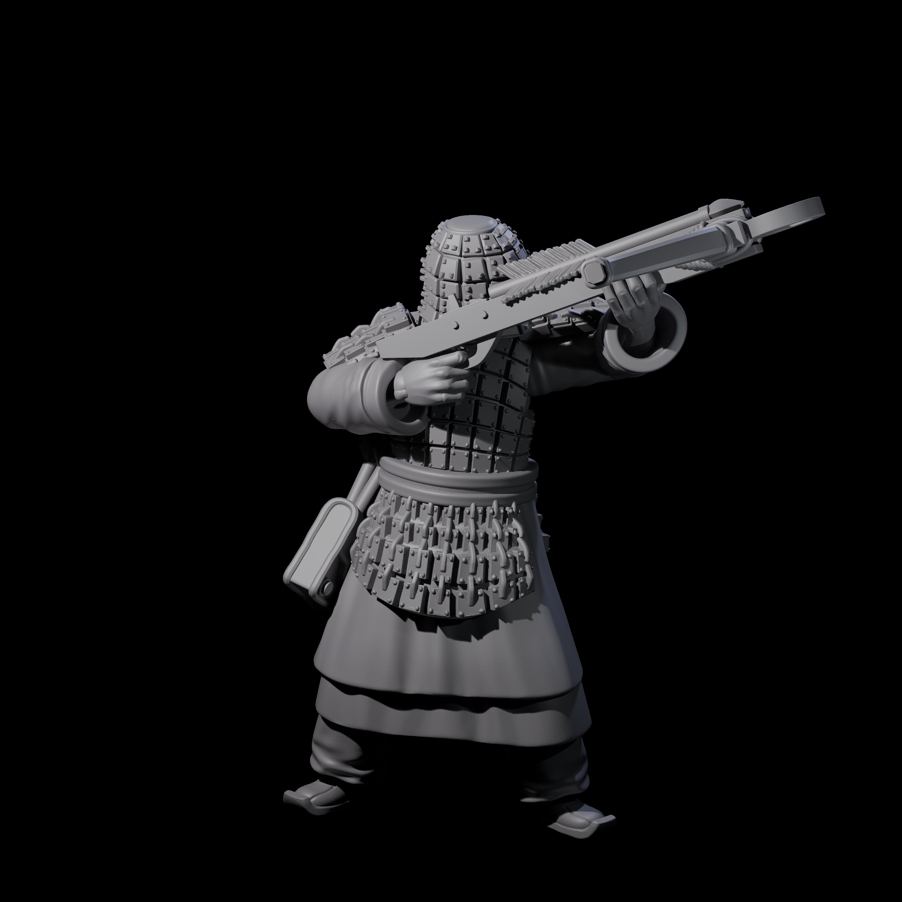 Chinese Terracotta Crossbowman A Miniature for Dungeons and Dragons, Pathfinder or other TTRPGs