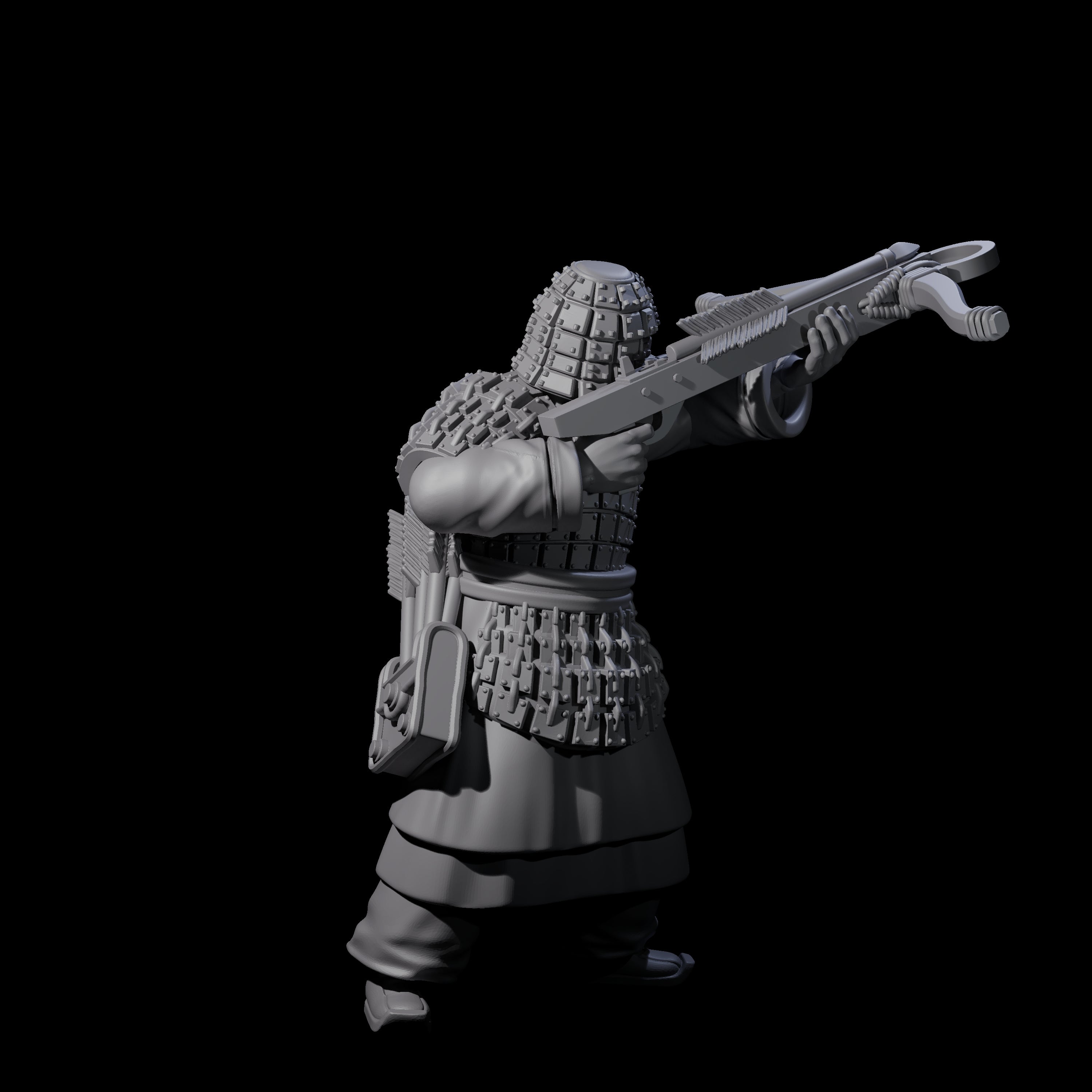 Chinese Terracotta Crossbowman A Miniature for Dungeons and Dragons, Pathfinder or other TTRPGs