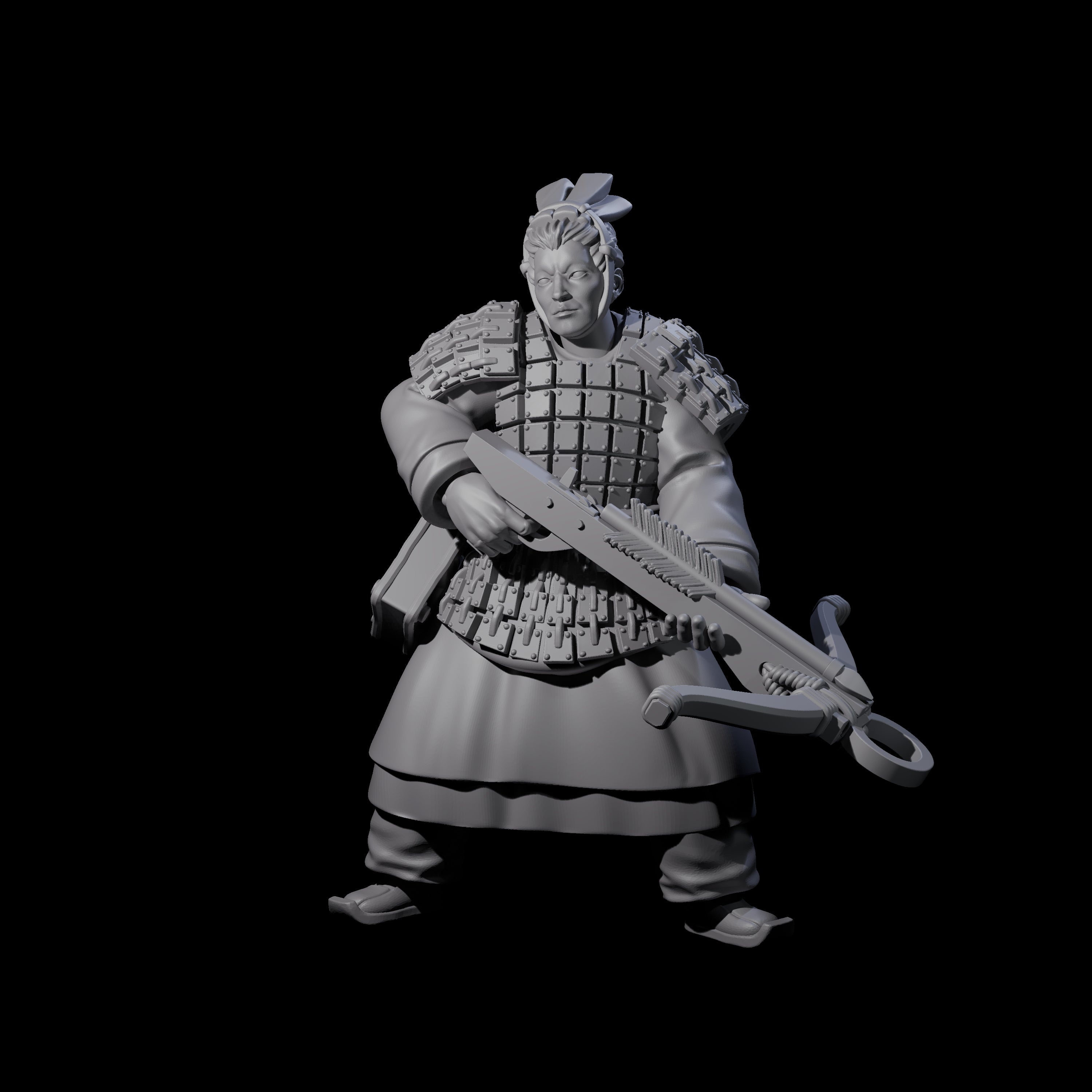 Chinese Terracotta Crossbowman C Miniature for Dungeons and Dragons, Pathfinder or other TTRPGs