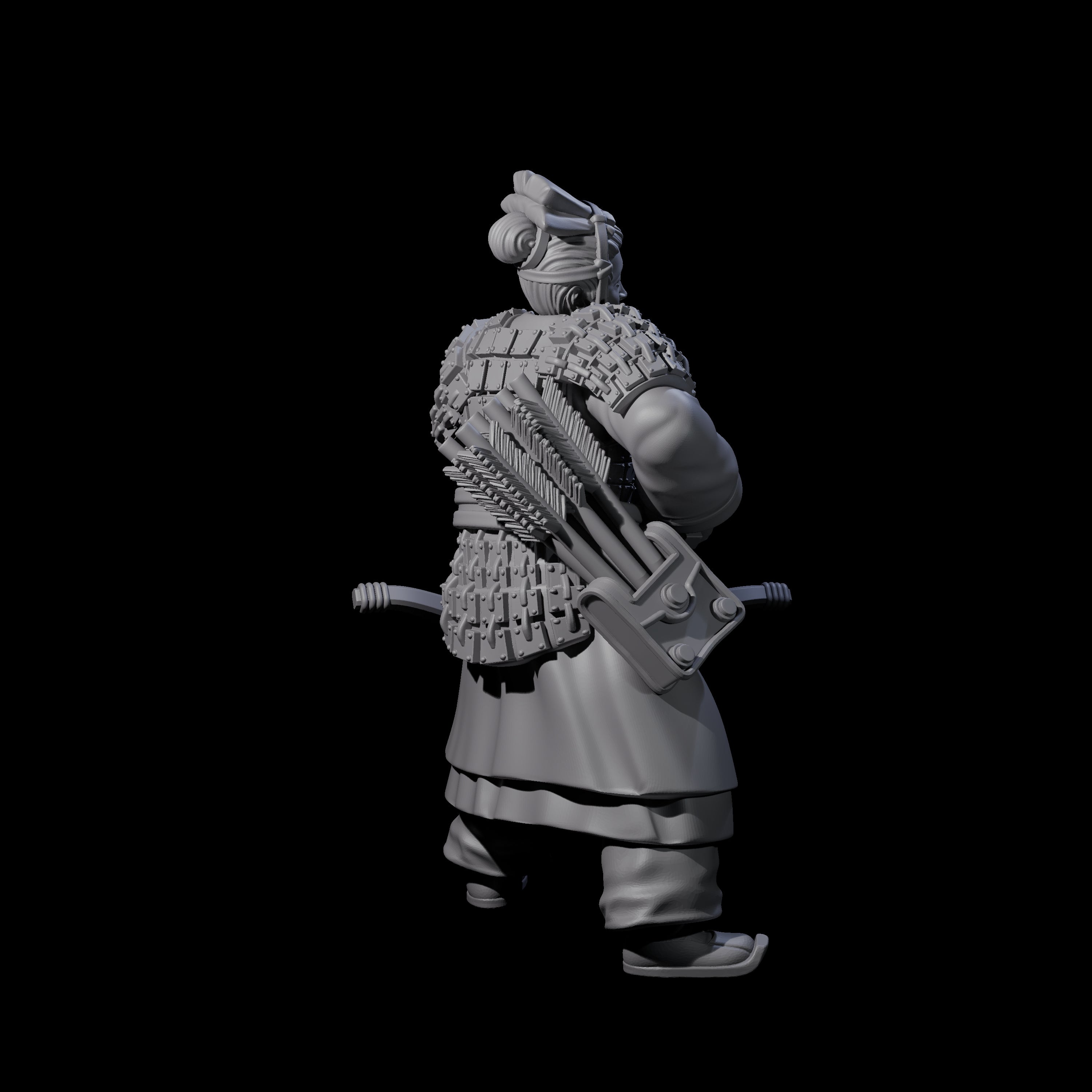 Chinese Terracotta Crossbowman C Miniature for Dungeons and Dragons, Pathfinder or other TTRPGs