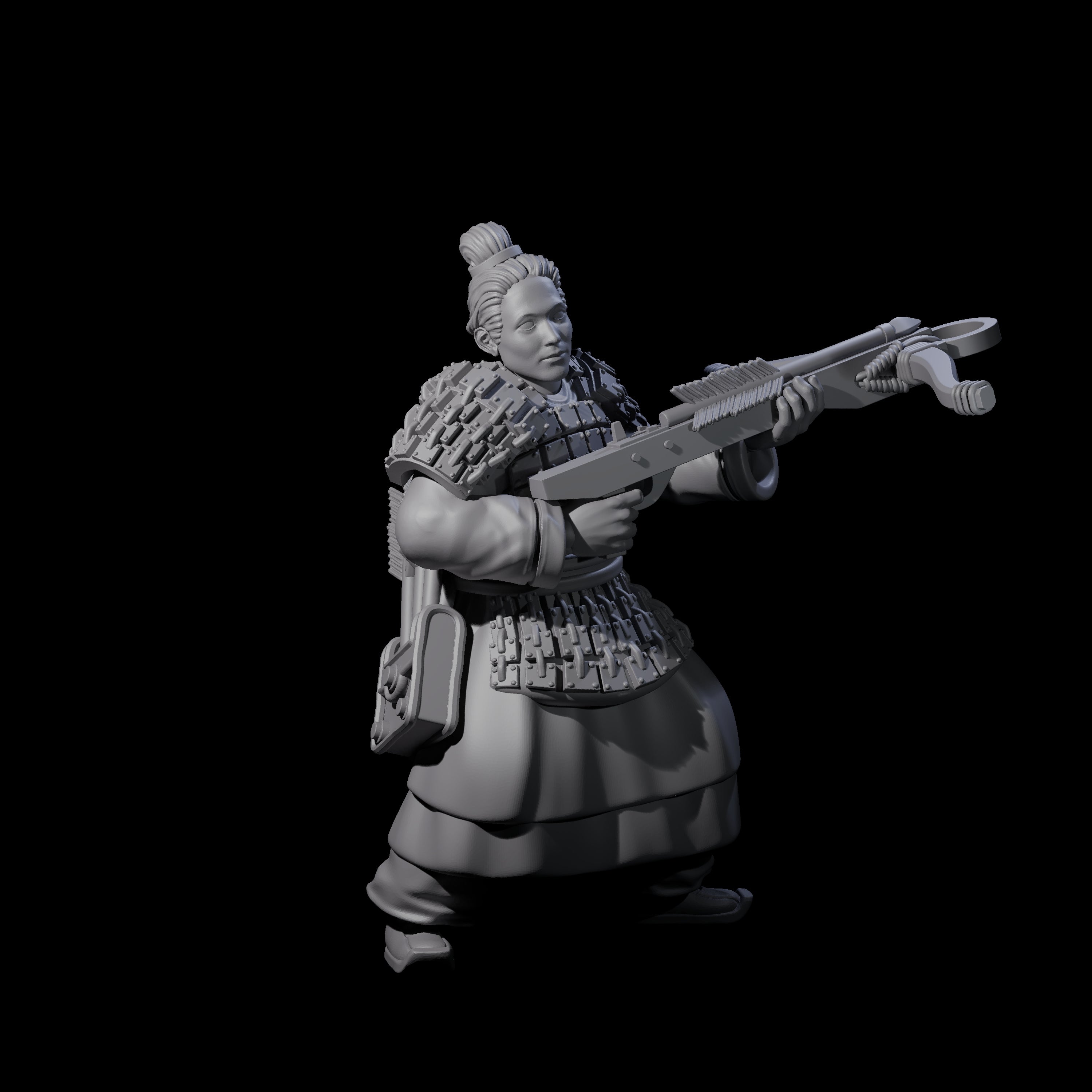Chinese Terracotta Crossbowman D Miniature for Dungeons and Dragons, Pathfinder or other TTRPGs
