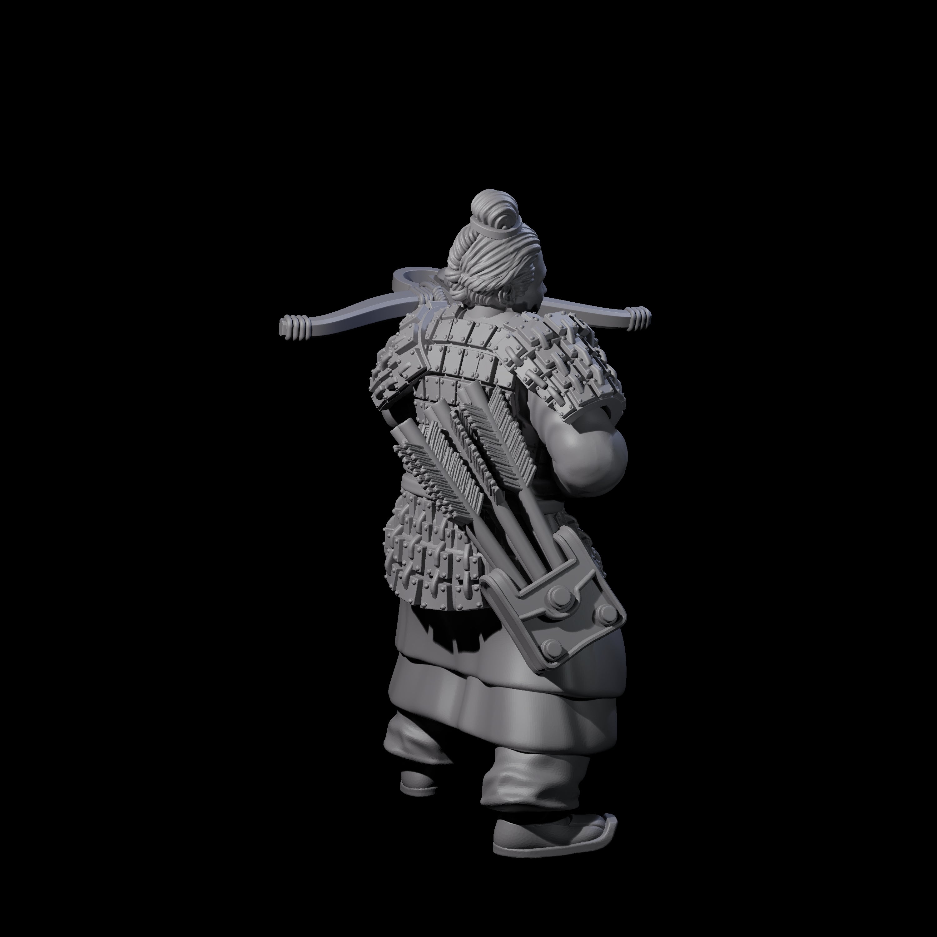 Chinese Terracotta Crossbowman D Miniature for Dungeons and Dragons, Pathfinder or other TTRPGs