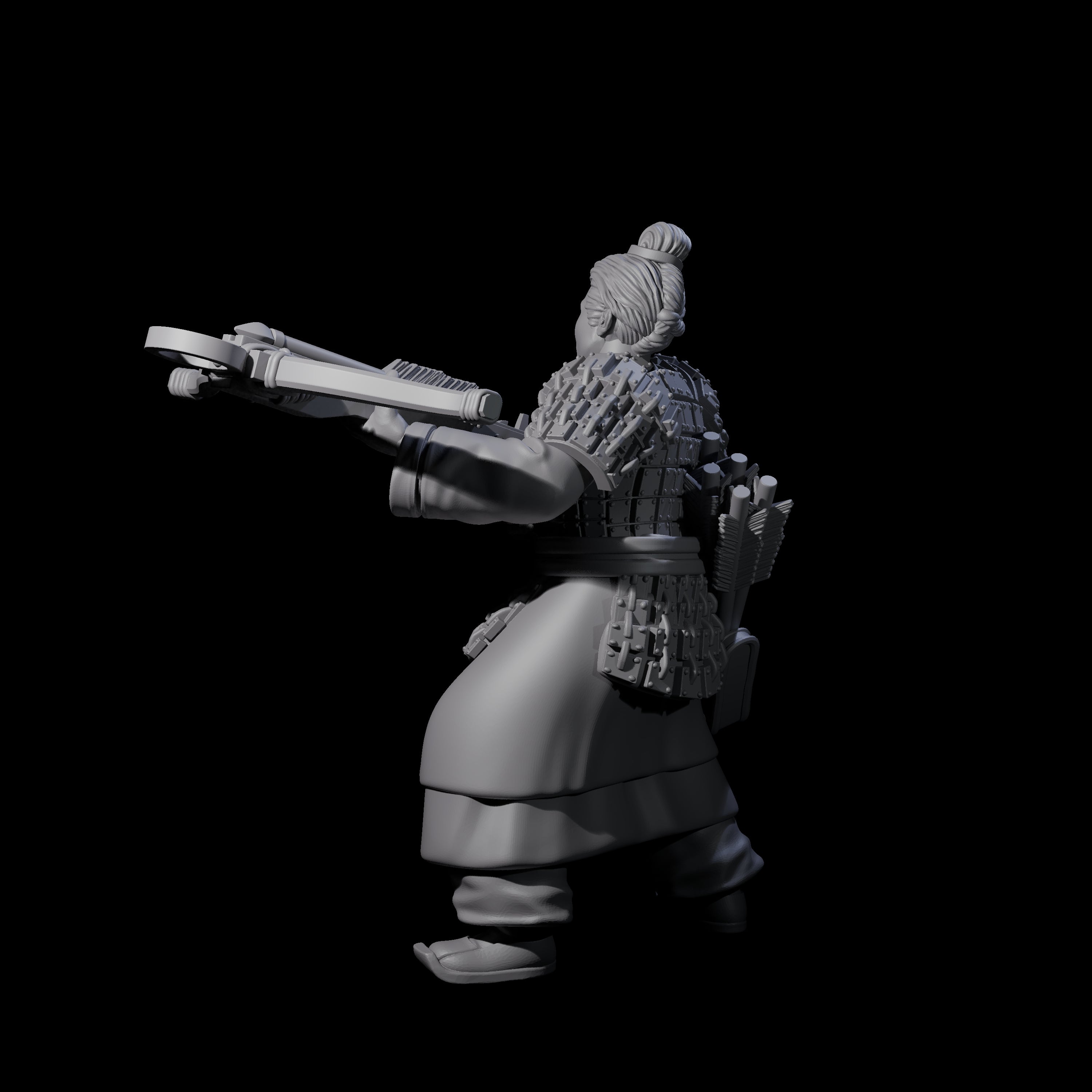 Chinese Terracotta Crossbowman D Miniature for Dungeons and Dragons, Pathfinder or other TTRPGs