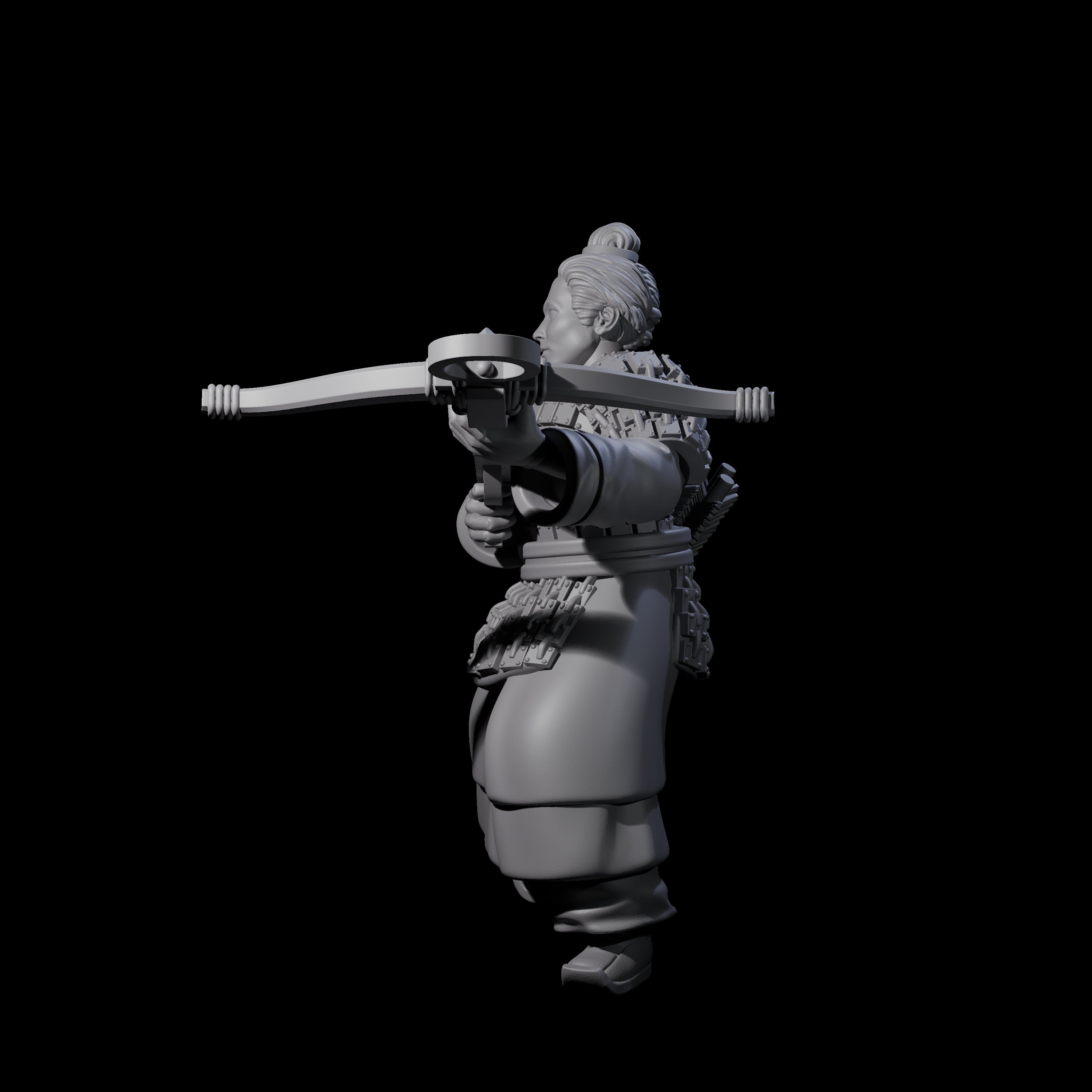 Chinese Terracotta Crossbowman D Miniature for Dungeons and Dragons, Pathfinder or other TTRPGs