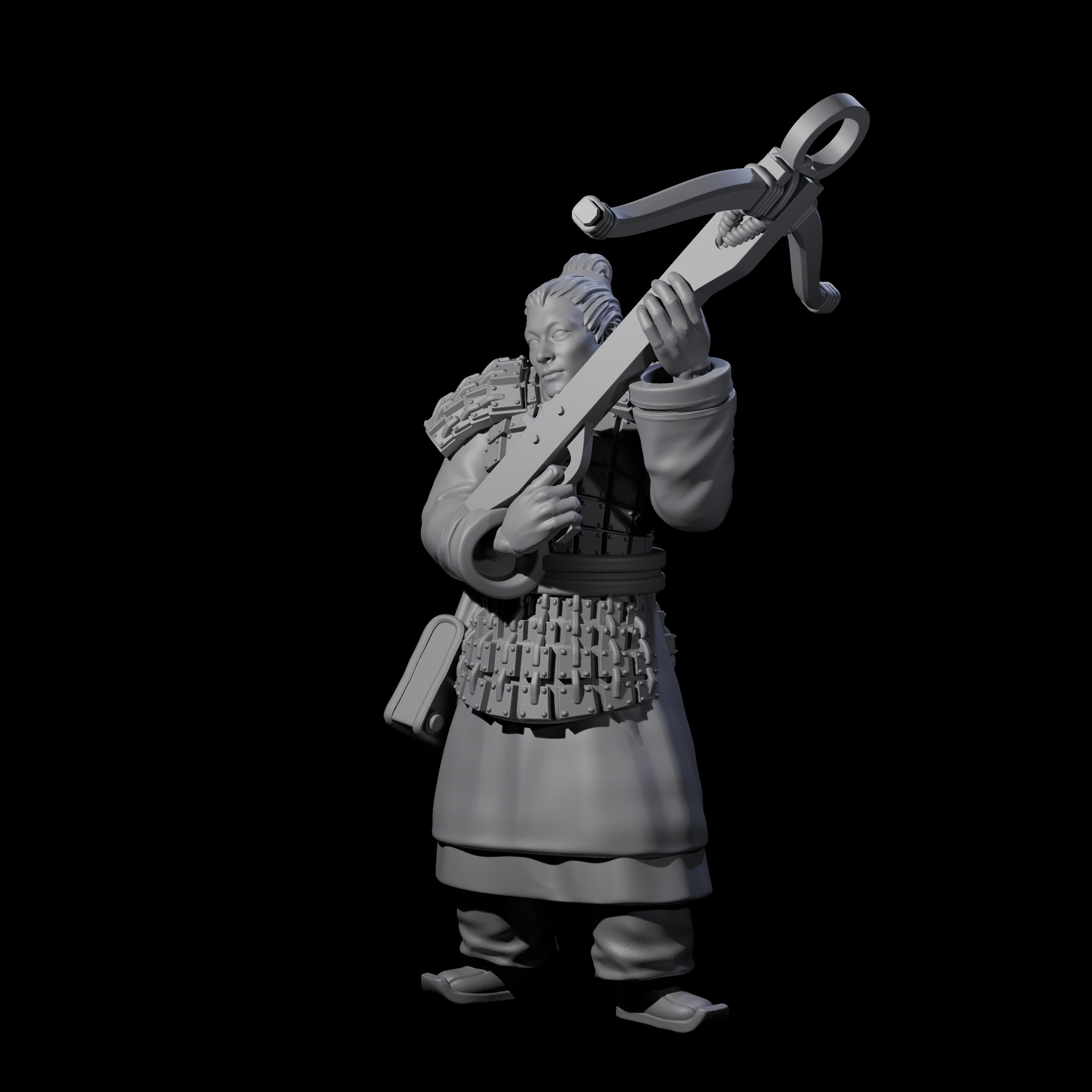 Chinese Terracotta Crossbowman E Miniature for Dungeons and Dragons, Pathfinder or other TTRPGs