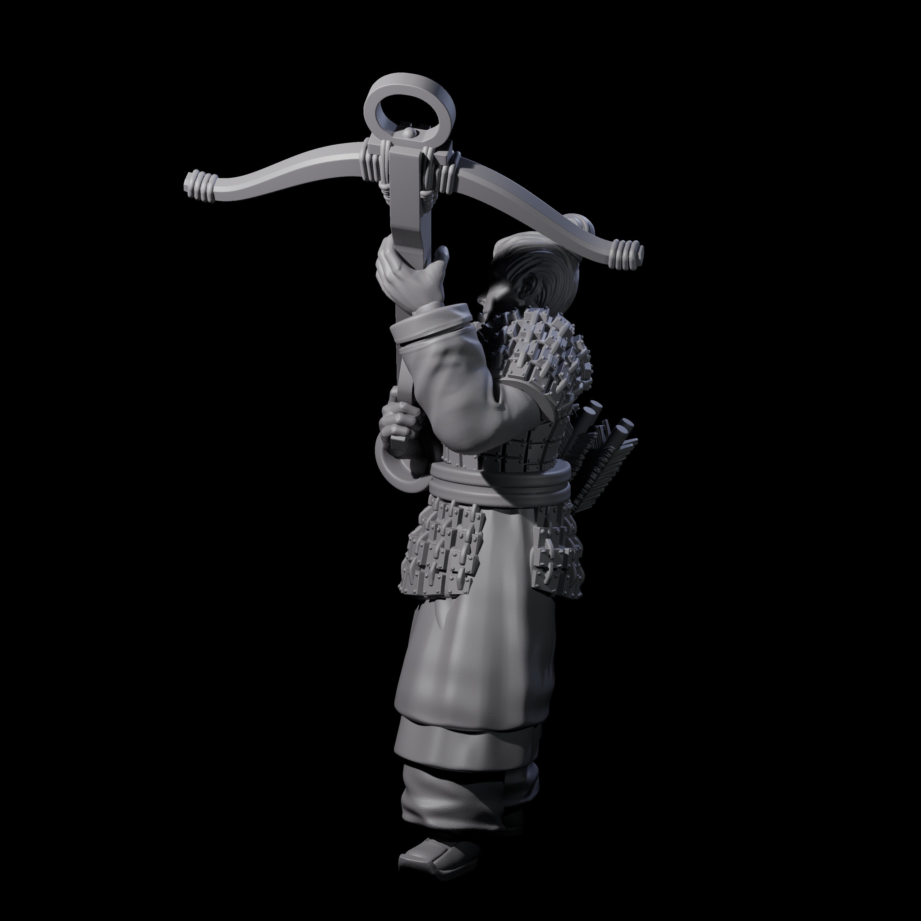 Chinese Terracotta Crossbowman E Miniature for Dungeons and Dragons, Pathfinder or other TTRPGs