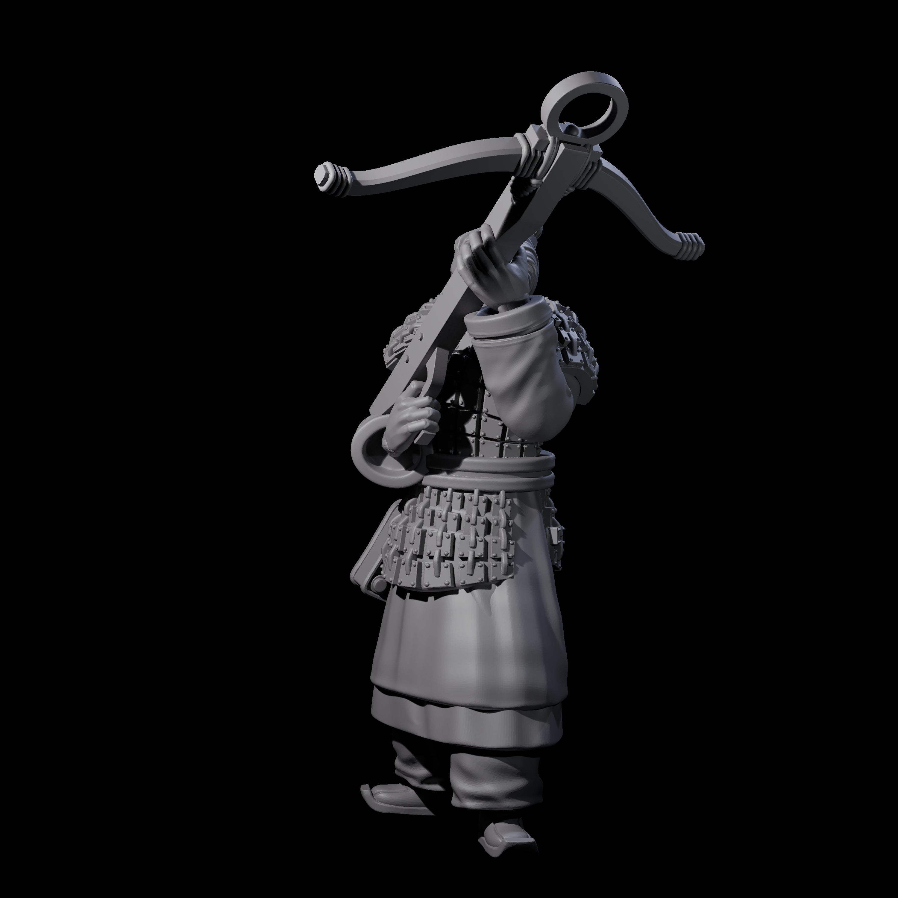 Chinese Terracotta Crossbowman E Miniature for Dungeons and Dragons, Pathfinder or other TTRPGs