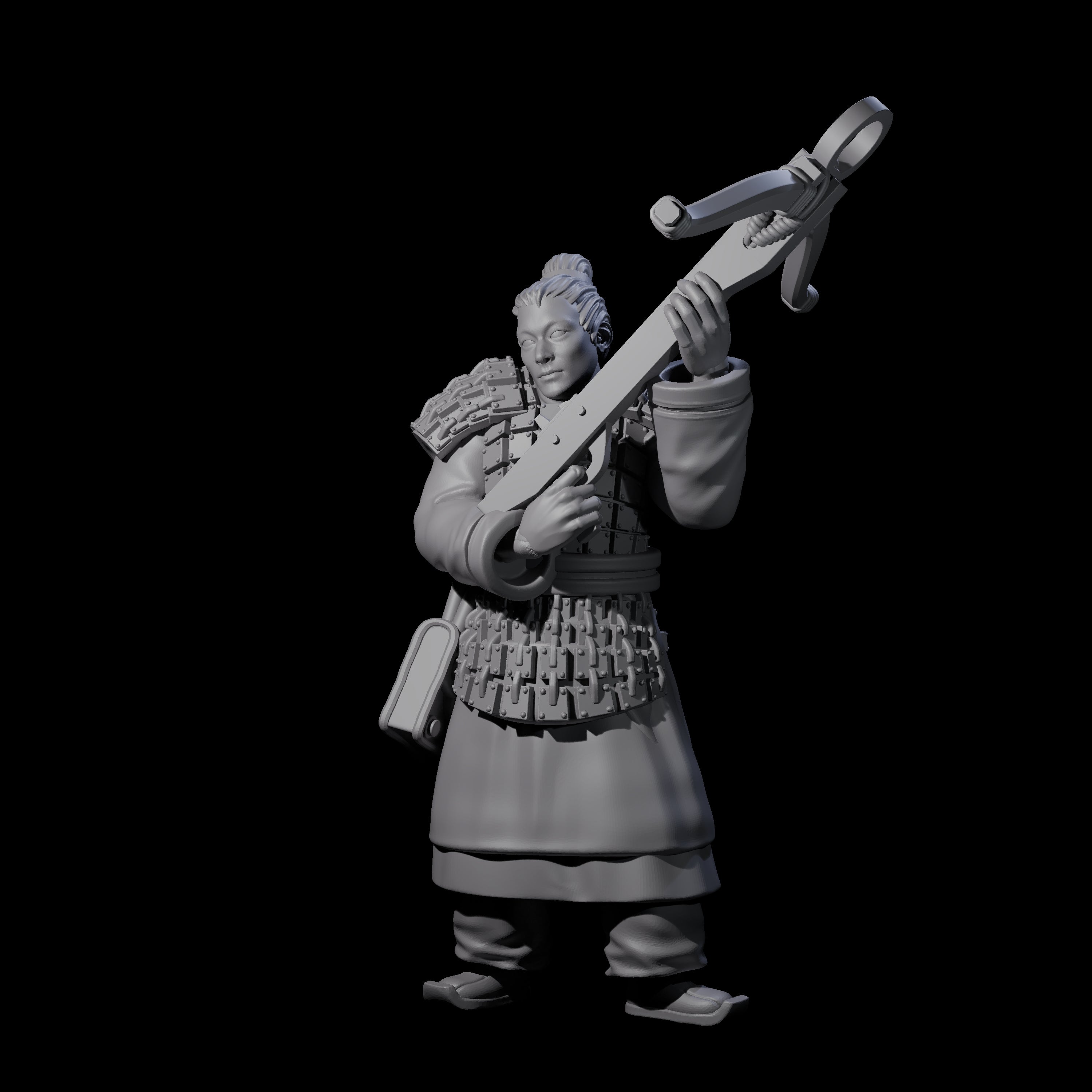 Chinese Terracotta Crossbowman E Miniature for Dungeons and Dragons, Pathfinder or other TTRPGs