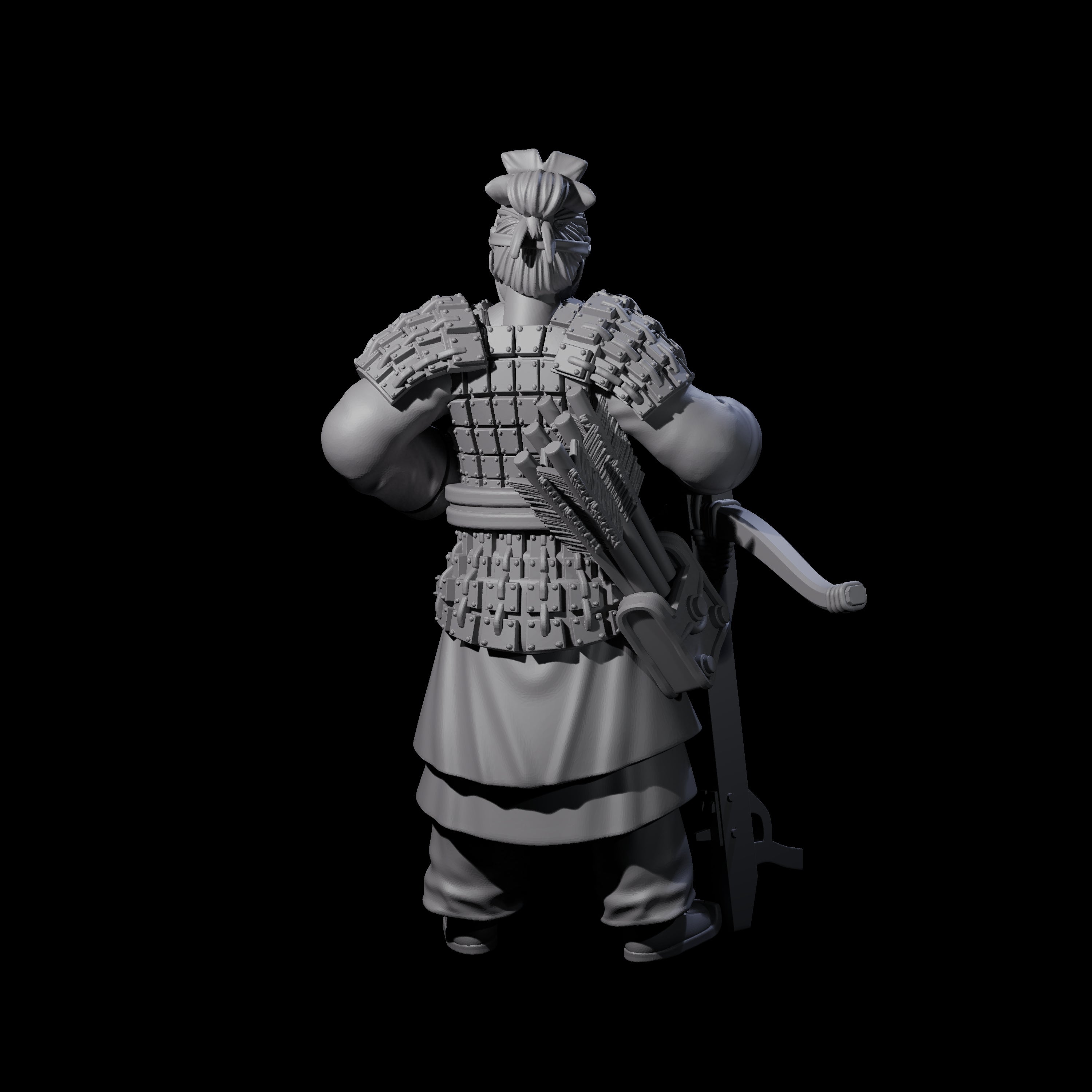 Chinese Terracotta Crossbowman G Miniature for Dungeons and Dragons, Pathfinder or other TTRPGs