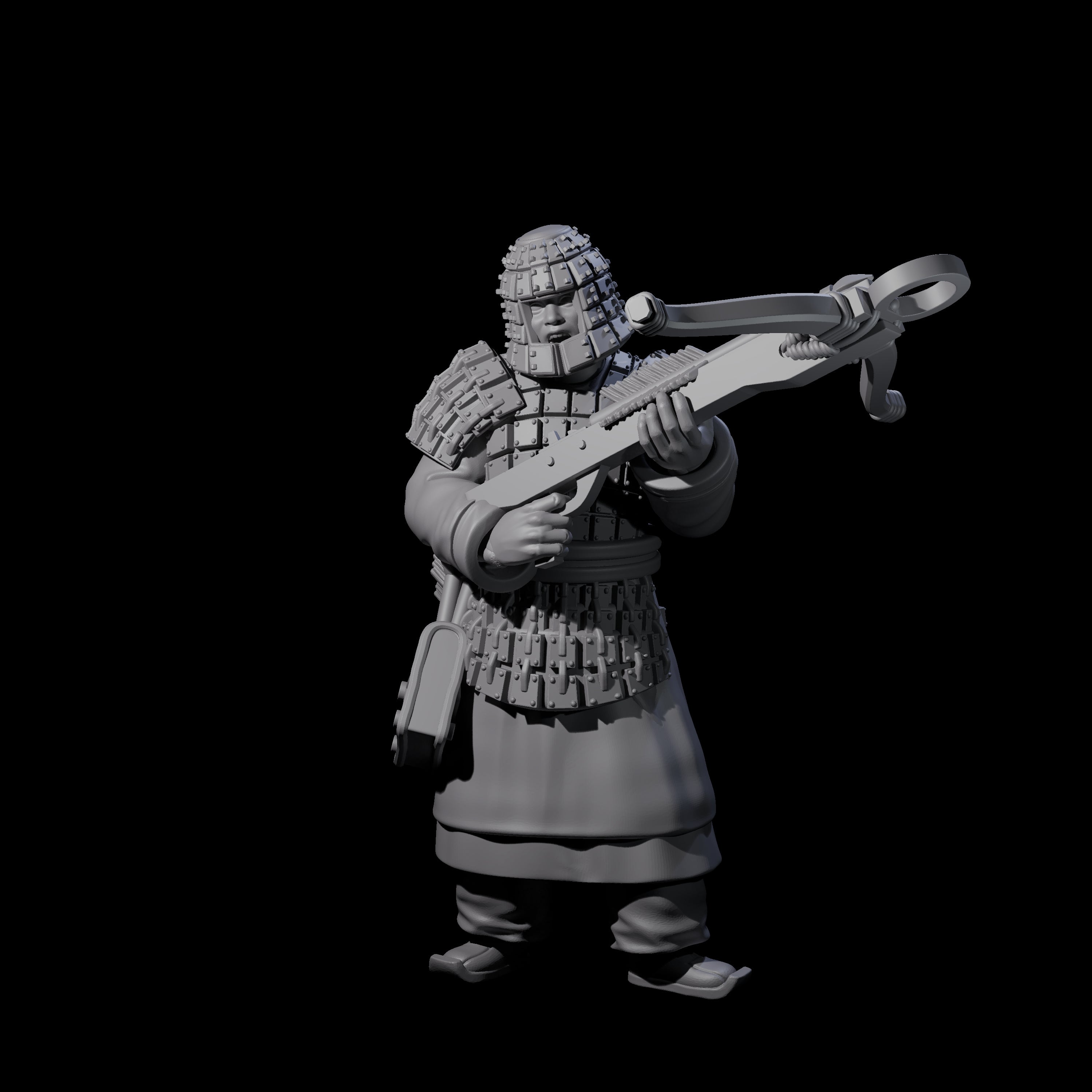 Chinese Terracotta Crossbowman H Miniature for Dungeons and Dragons, Pathfinder or other TTRPGs