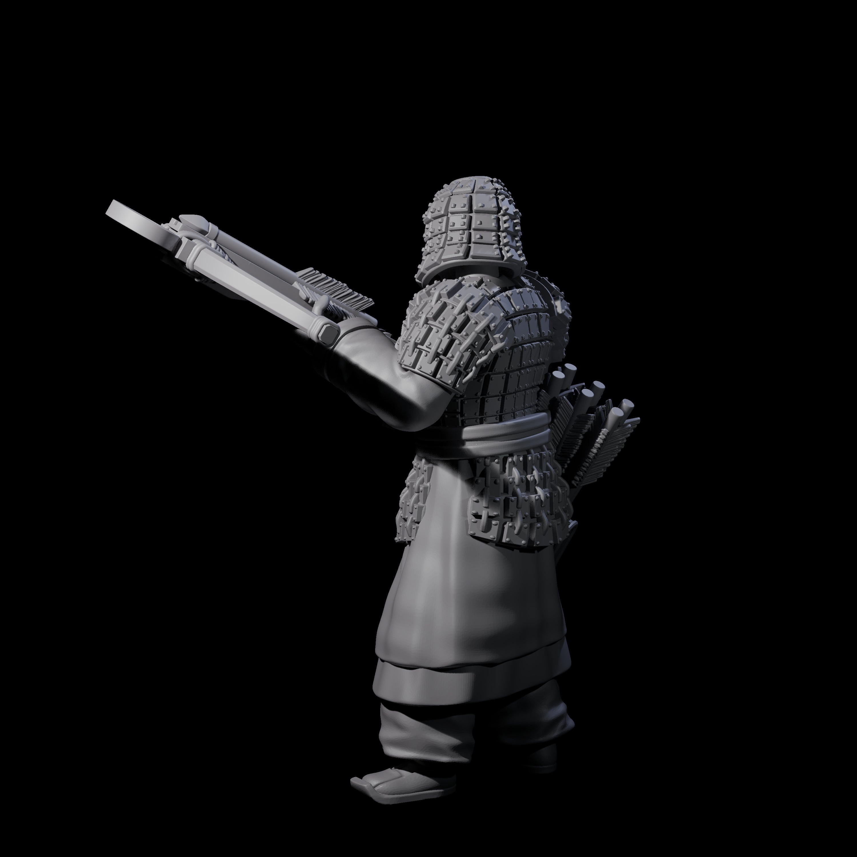 Chinese Terracotta Crossbowman H Miniature for Dungeons and Dragons, Pathfinder or other TTRPGs