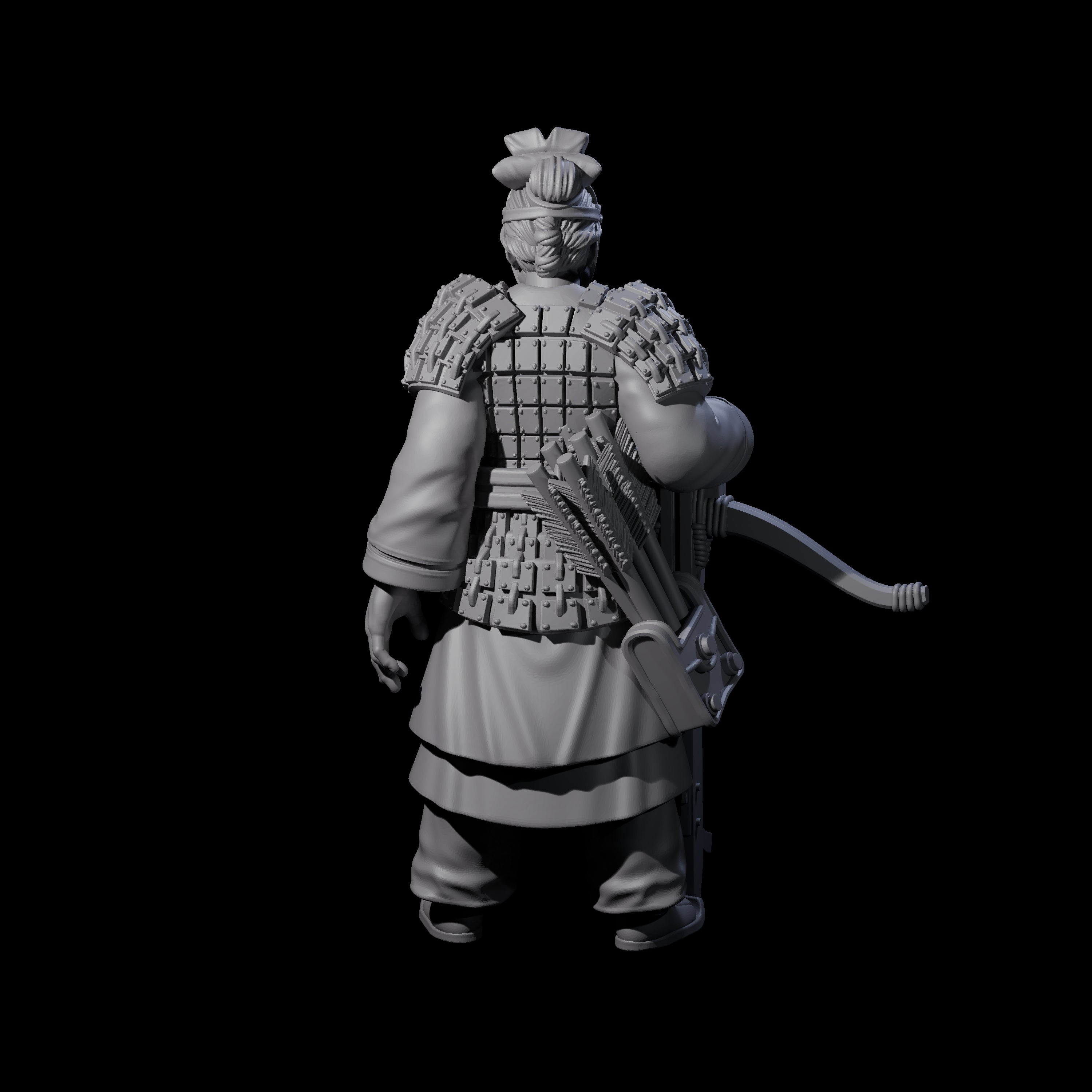 Chinese Terracotta Crossbowman I Miniature for Dungeons and Dragons, Pathfinder or other TTRPGs
