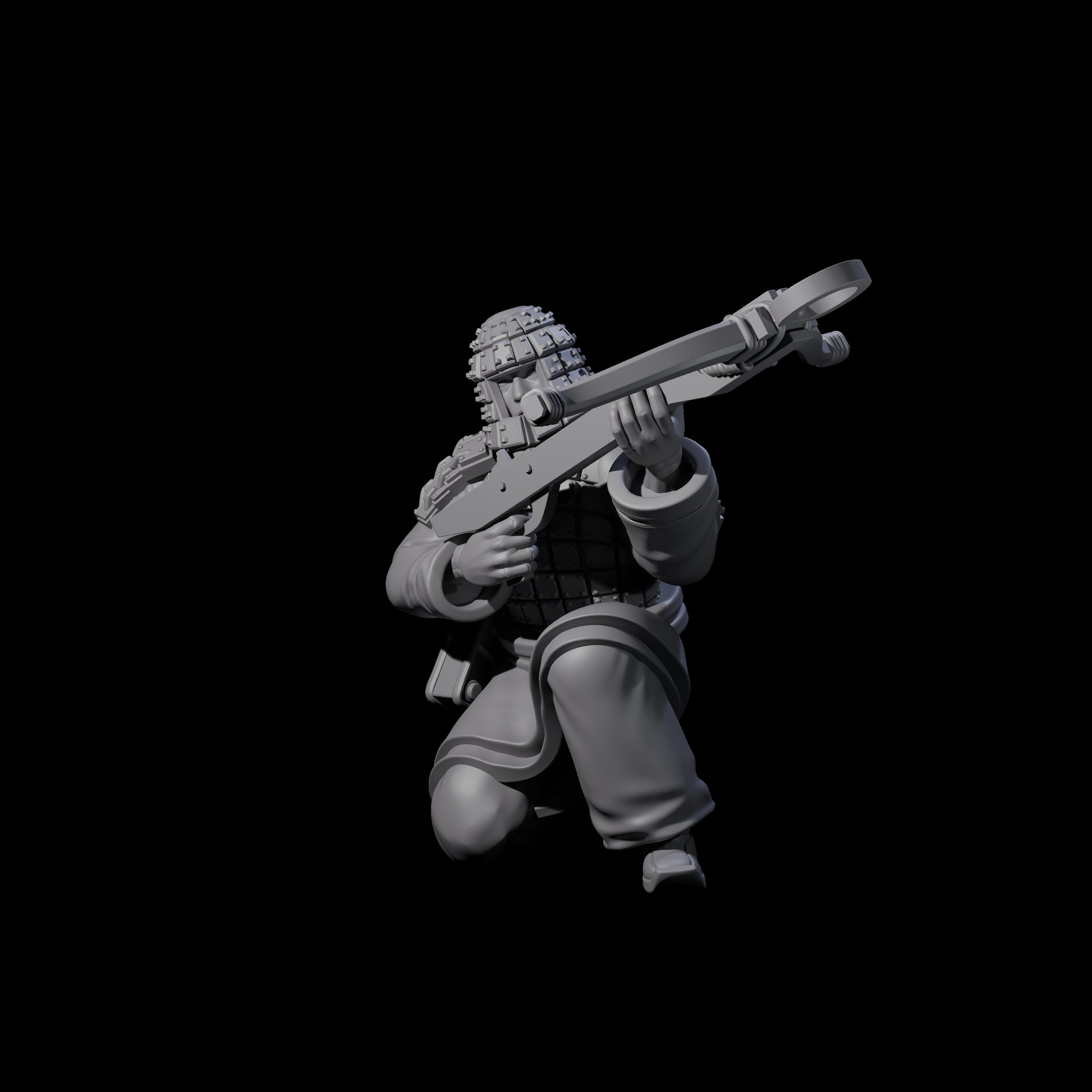 Chinese Terracotta Crossbowman K Miniature for Dungeons and Dragons, Pathfinder or other TTRPGs