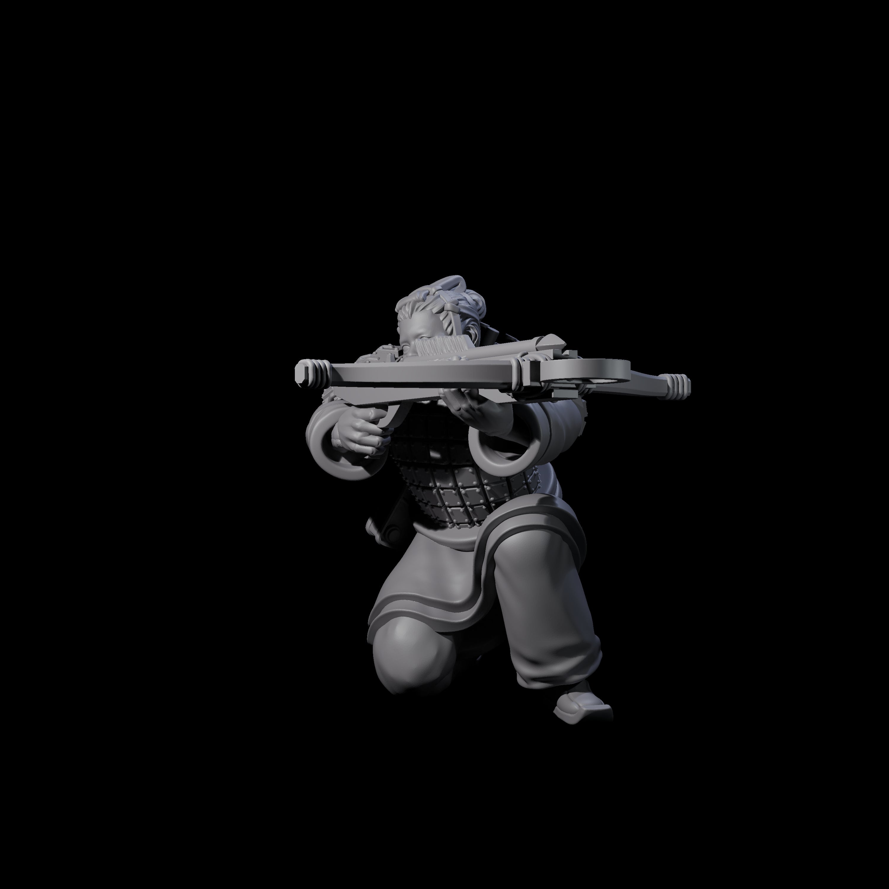 Chinese Terracotta Crossbowman L Miniature for Dungeons and Dragons, Pathfinder or other TTRPGs