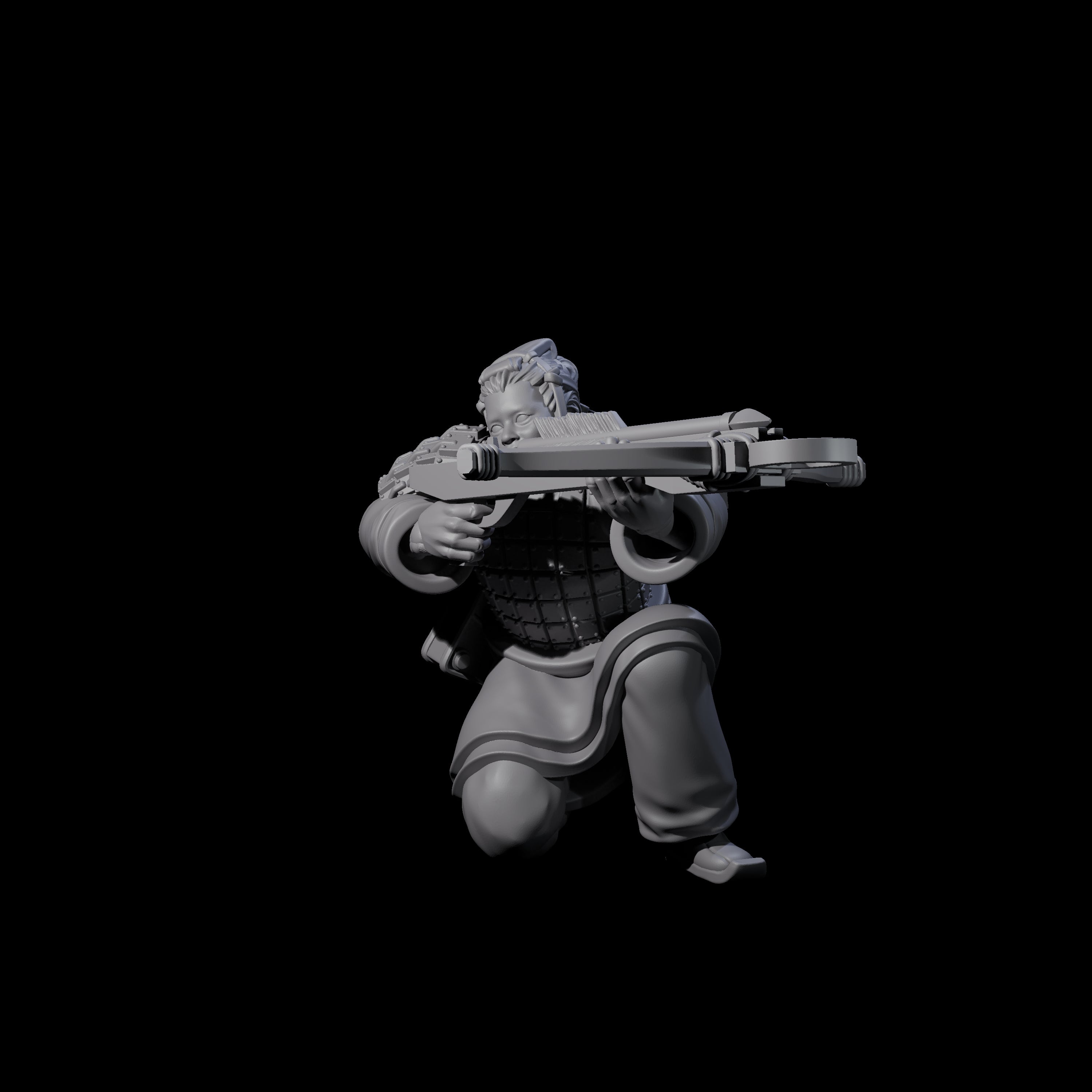 Chinese Terracotta Crossbowman L Miniature for Dungeons and Dragons, Pathfinder or other TTRPGs