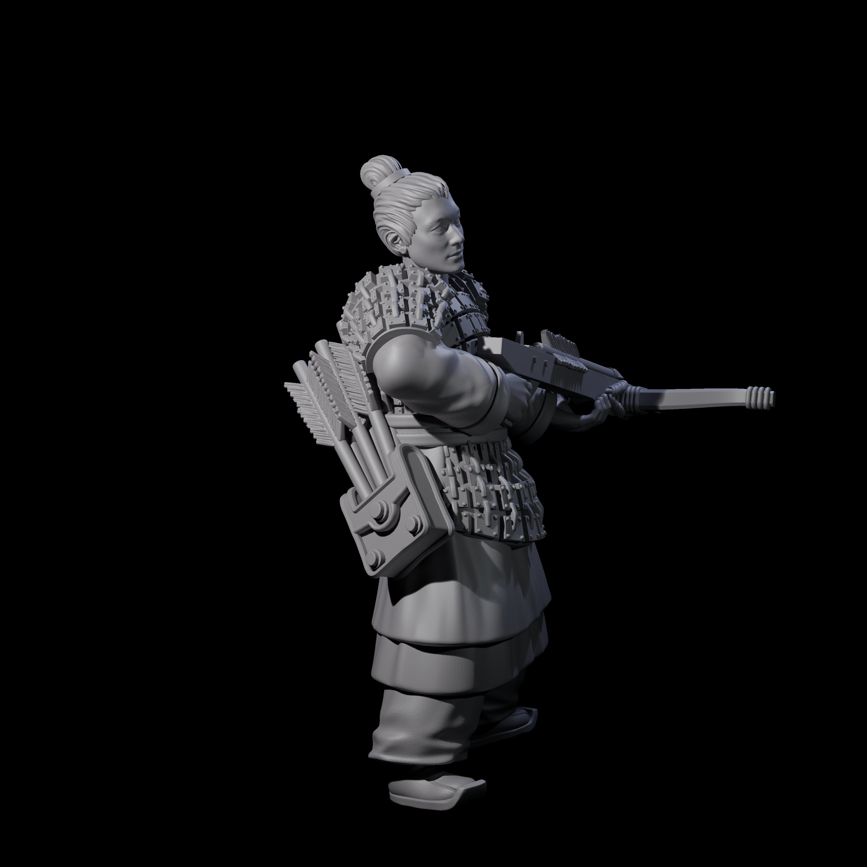 Chinese Terracotta Crossbowman O Miniature for Dungeons and Dragons, Pathfinder or other TTRPGs